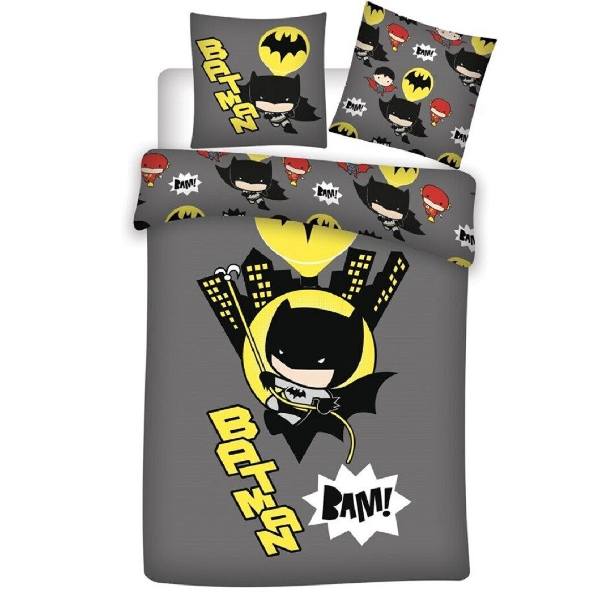 Batman Bettwäsche Set 140x200 cm Bettbezug