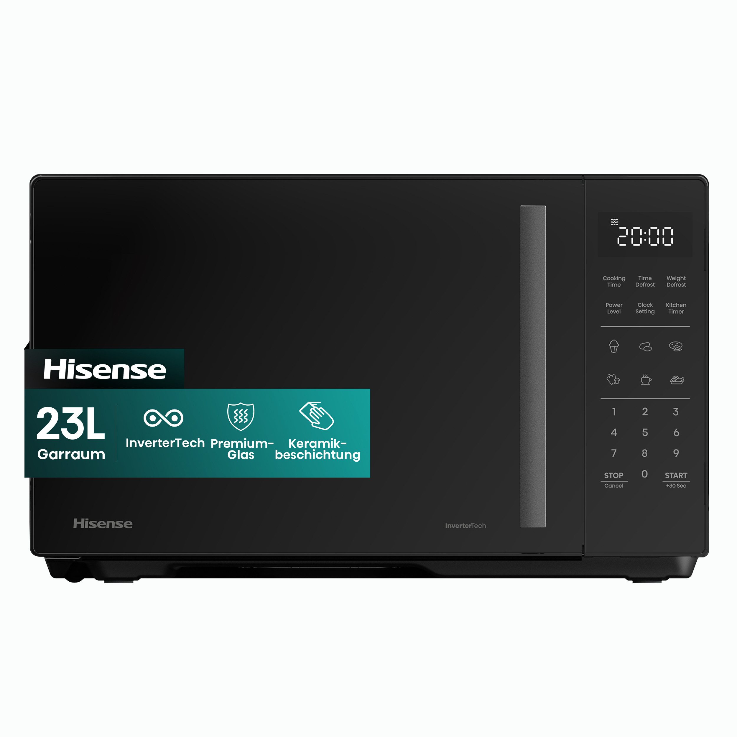 Hisense Mikrowelle H23MOBS4HI, Mikrowelle, 23 l