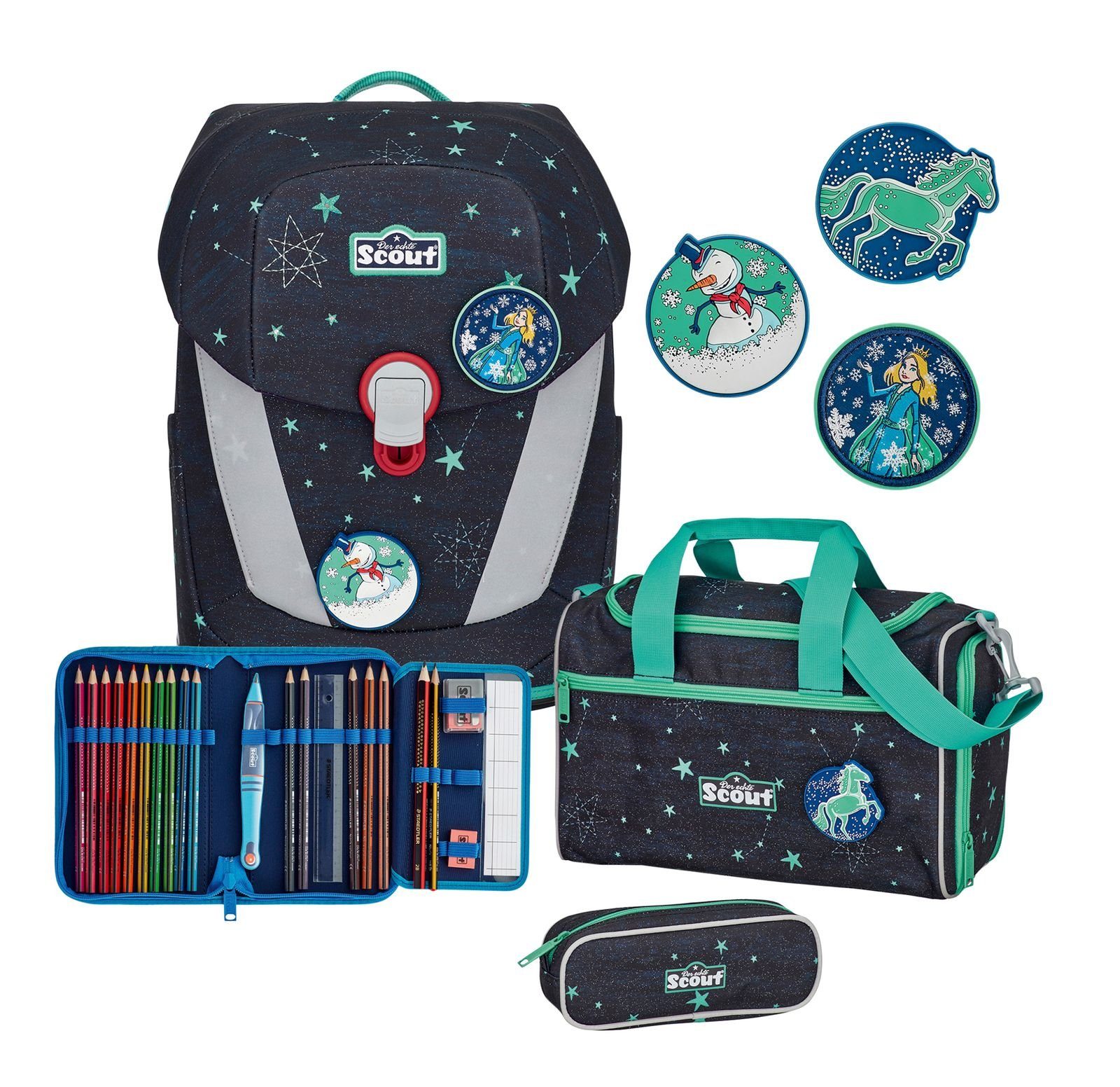 Scout Schulranzen Sunny II Set 5-teilig