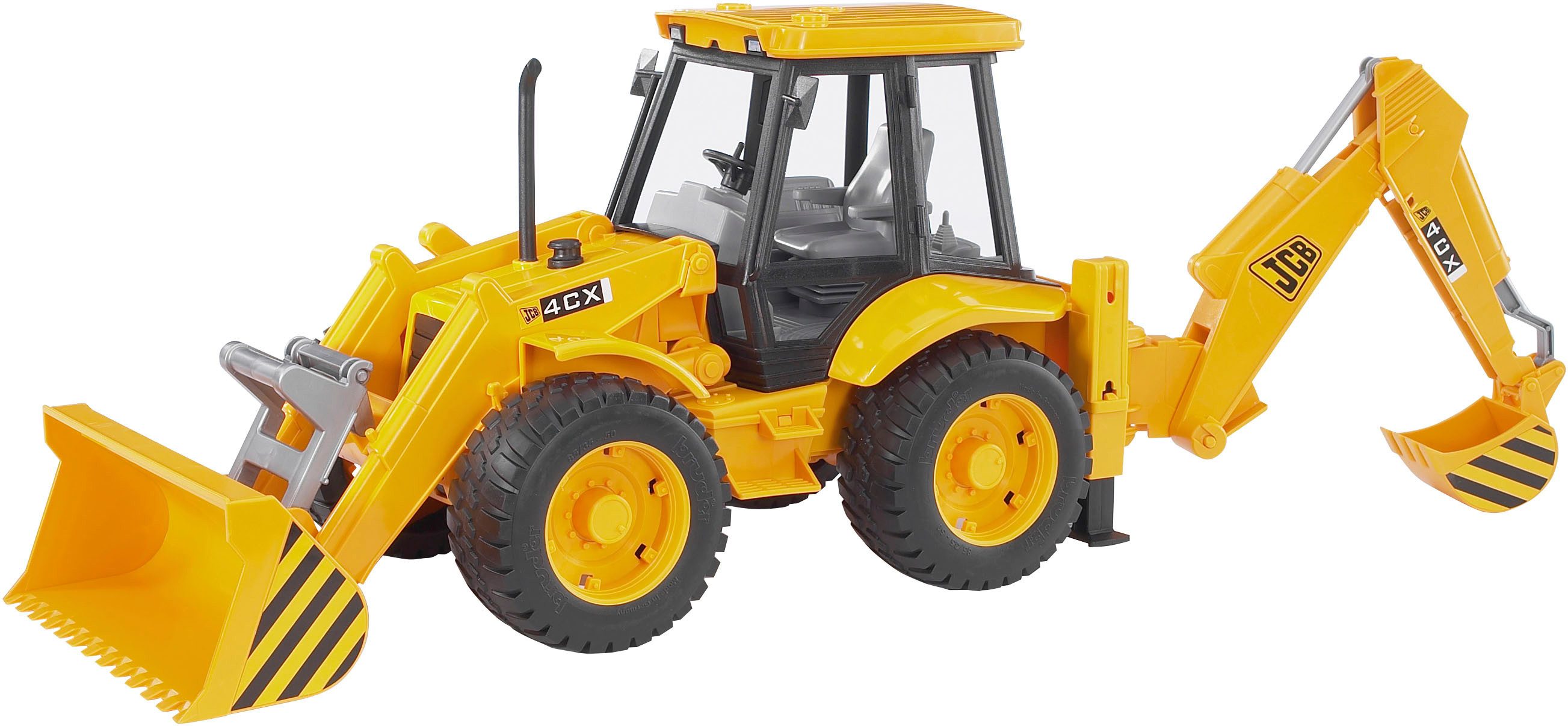 Bruder® Spielzeug-Bagger JCB 4CX Baggerlader m.
