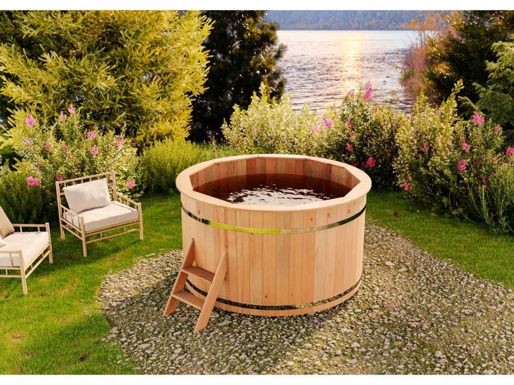 FinnTherm Whirlpool Badefass Bergen