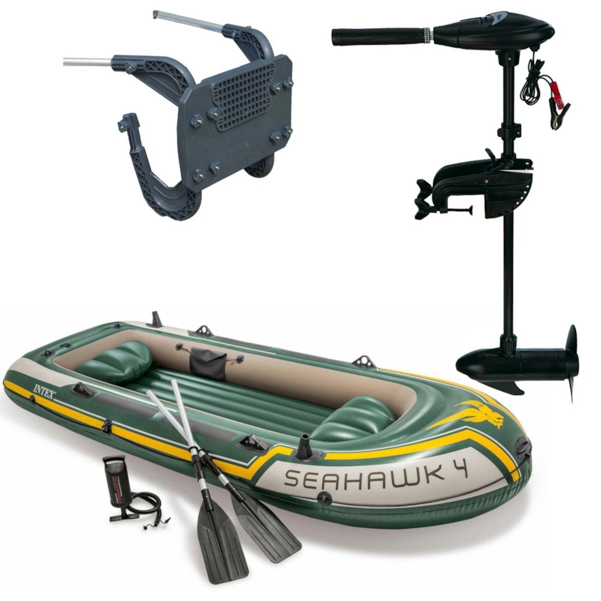 Intex Schlauchboot Schlauchboot Seahawk 4 SET