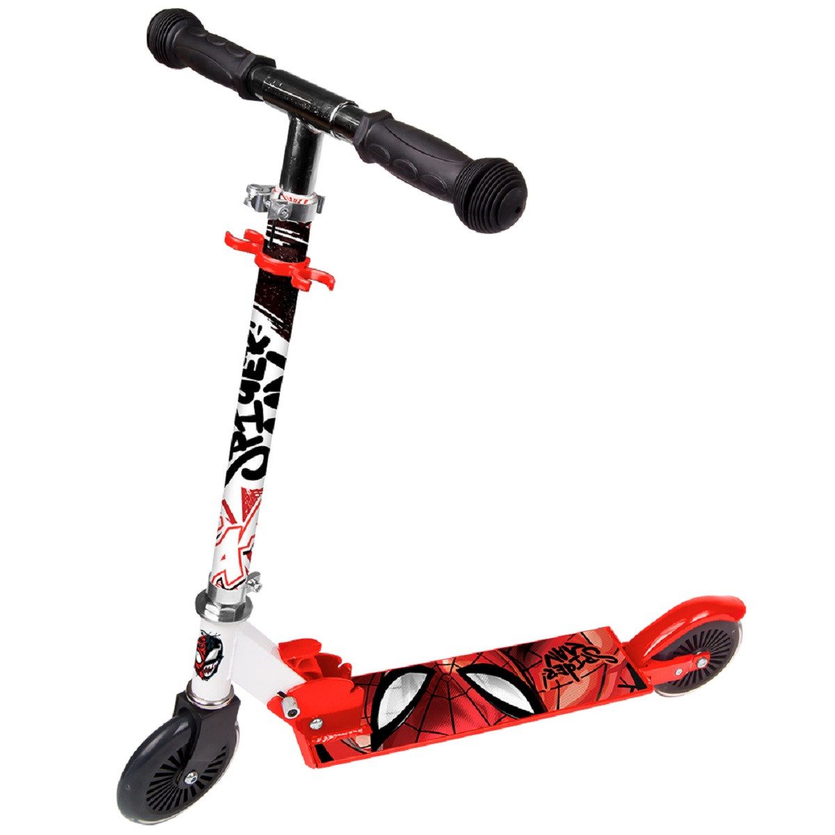 Spiderman Scooter 2-Rad Scooter Klappbar, rutschfest