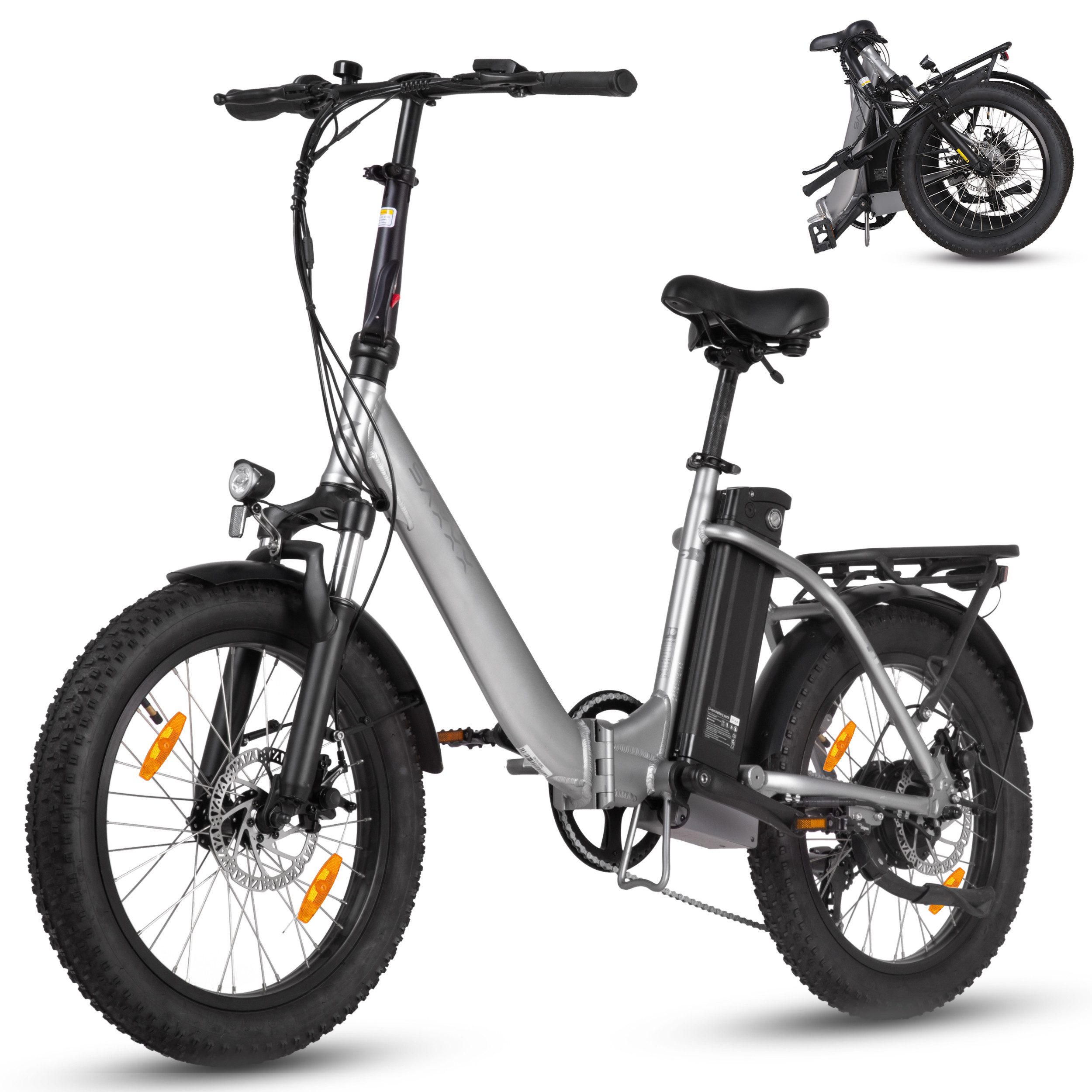 SAXXX E-Bike Faltrad 20 Zoll Elektrofahrrad,