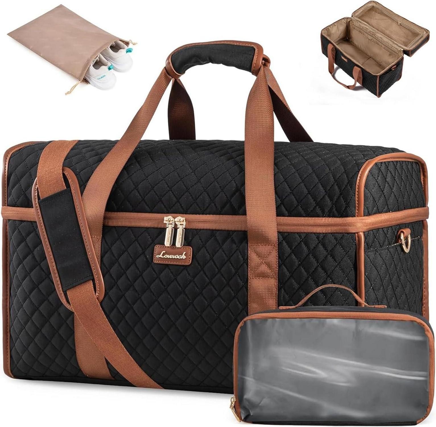 LuxusKollektion Reisetasche Reisetasche Damen Groß Weekender