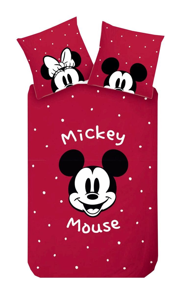 Disney Wendebettwäsche Mickey Mouse Disney 135x200cm,