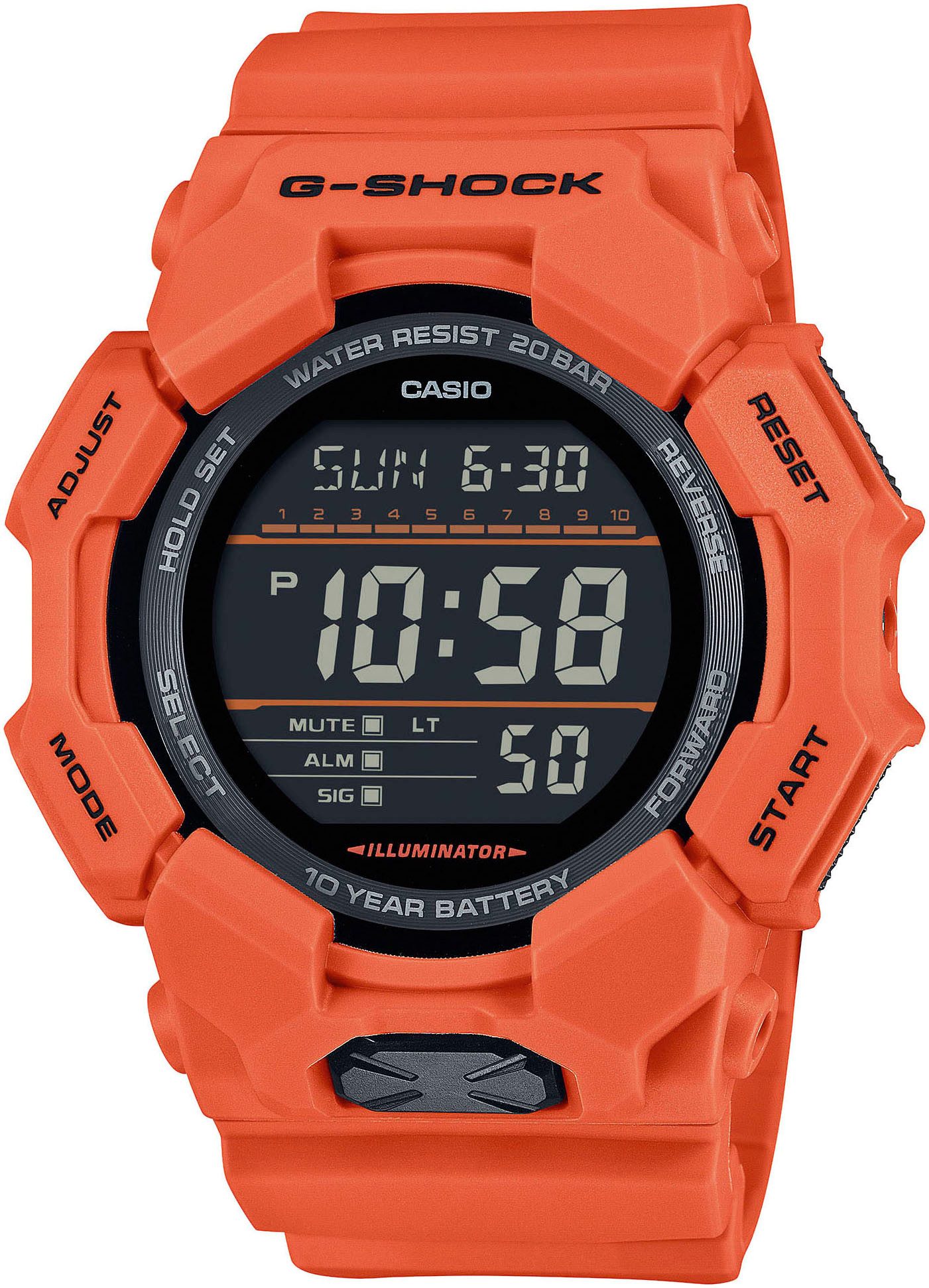 CASIO G-SHOCK Chronograph GD-010-4ER, Quarzuhr, Armbanduhr,Herrenuhr,