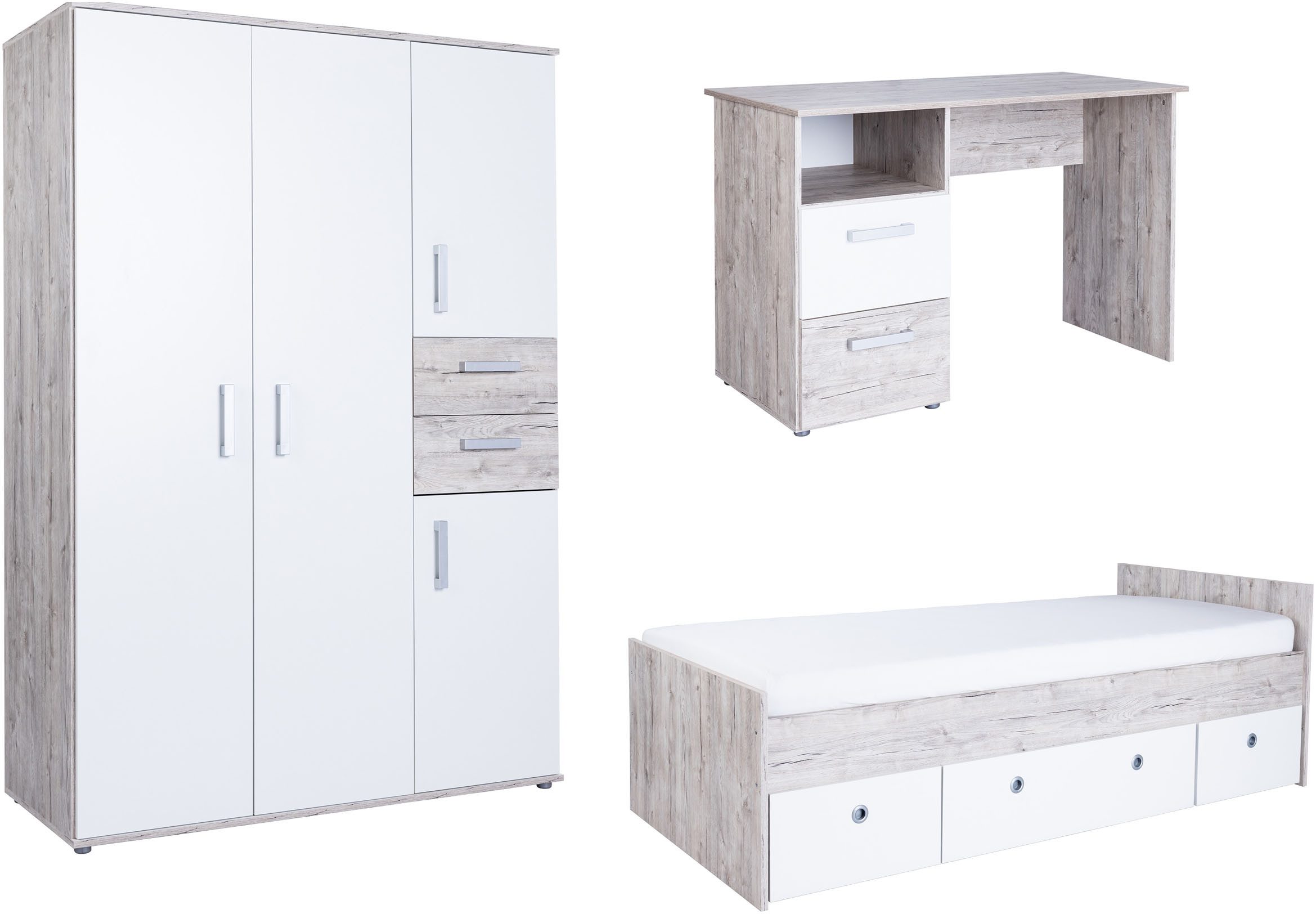 arthur berndt Jugendzimmer-Set Jugendzimmer-Set »Bente« 3-teilig,