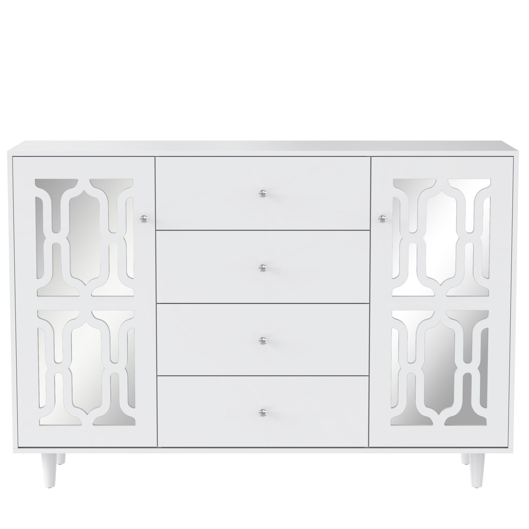 BlingBin Kommode verspiegelte Anrichte Sideboard Kommode