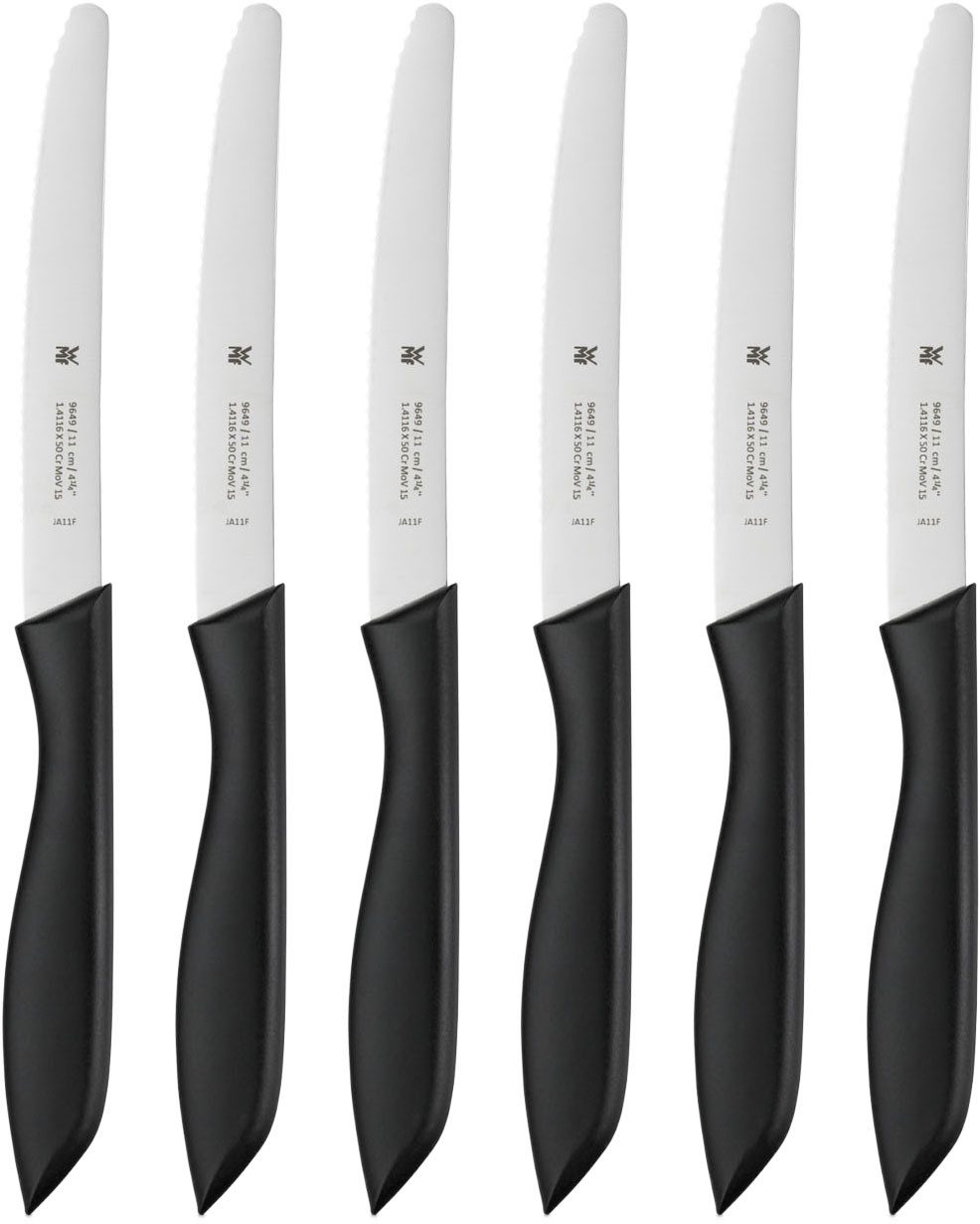 WMF Besteck-Set Vespermesser schwarz, Klinge mit