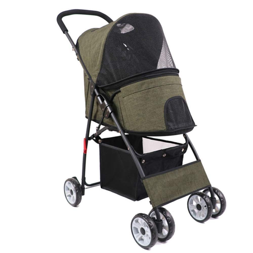 Purpurra Hundebuggy Haustierwagen Haustierbuggy mit Sicherheitsgurt