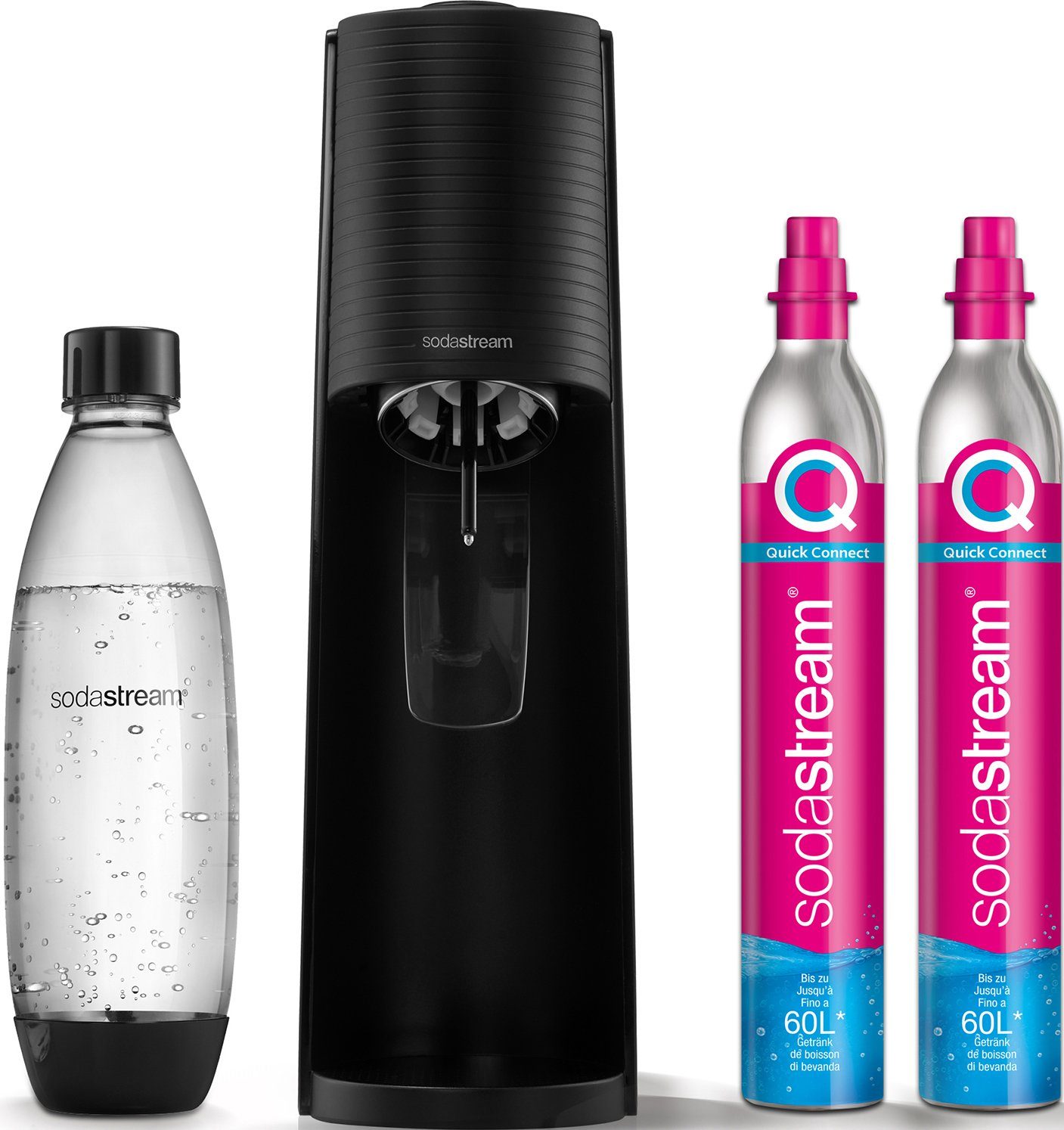 SodaStream Wassersprudler TERRA Bundle, (Set, 4-tlg),