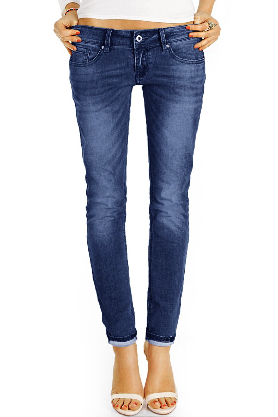 be styled Straight-Jeans low waist Damenjeans,