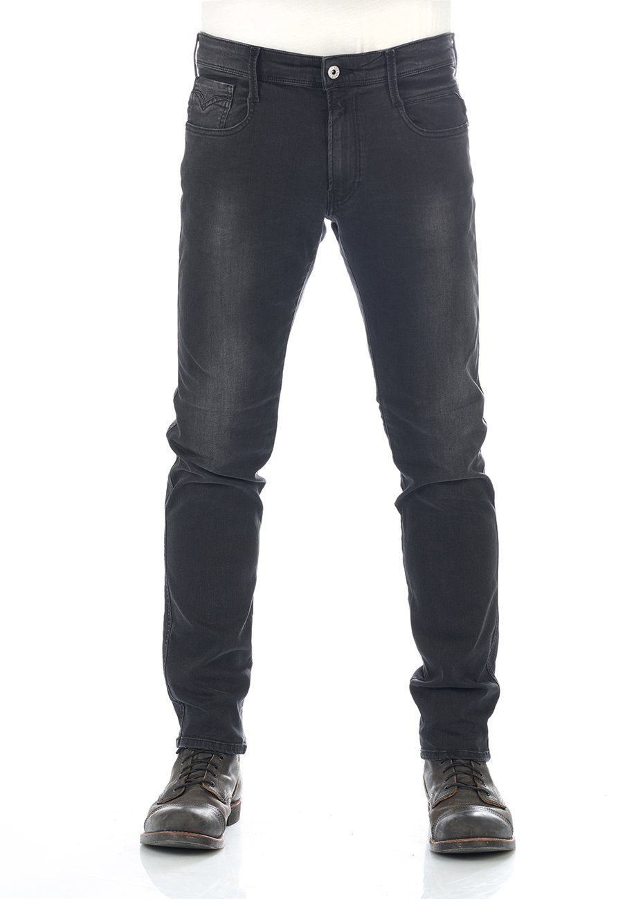 Replay Slim-fit-Jeans Anbass Jeanshose mit Stretch