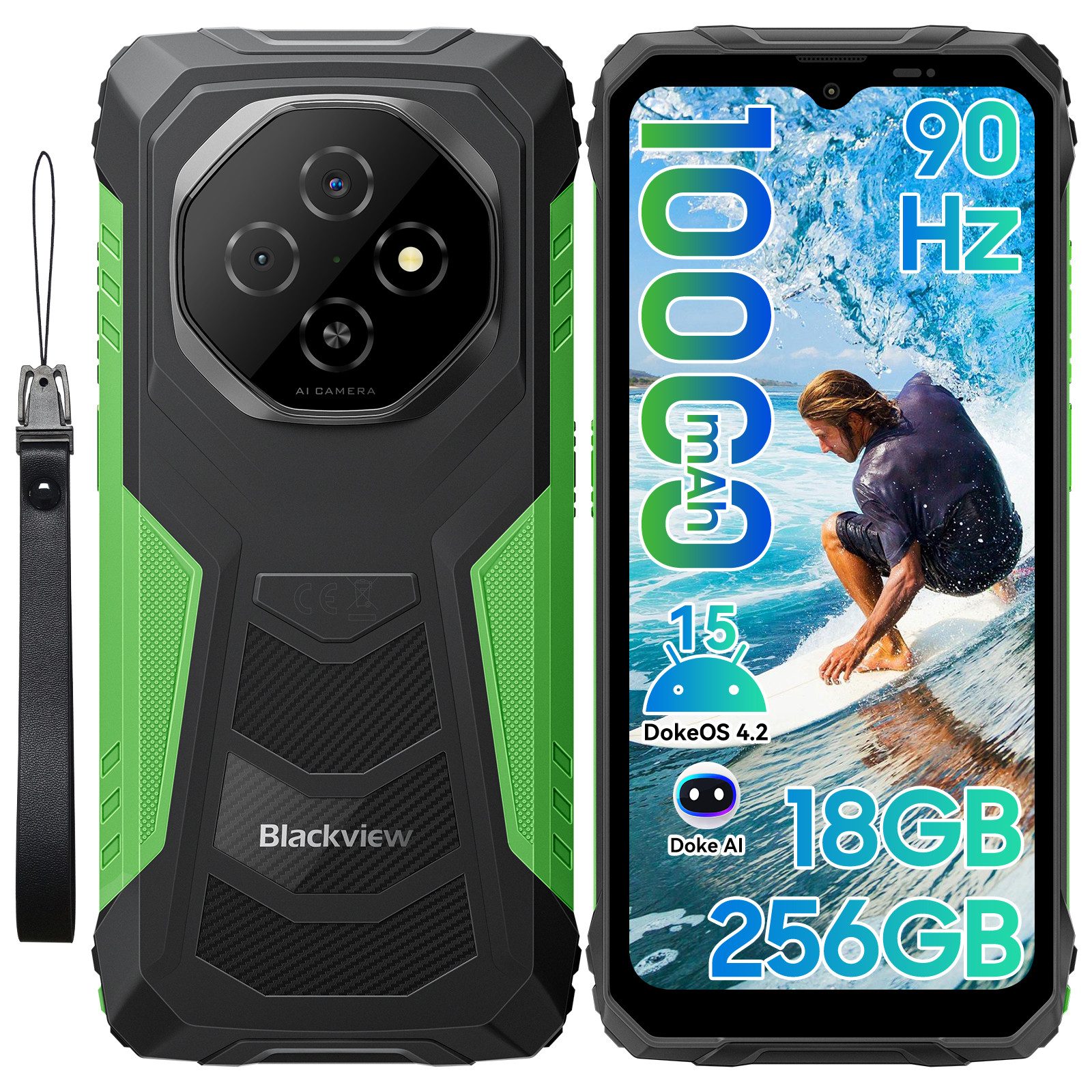 blackview FORT 1 Android 15, AI,