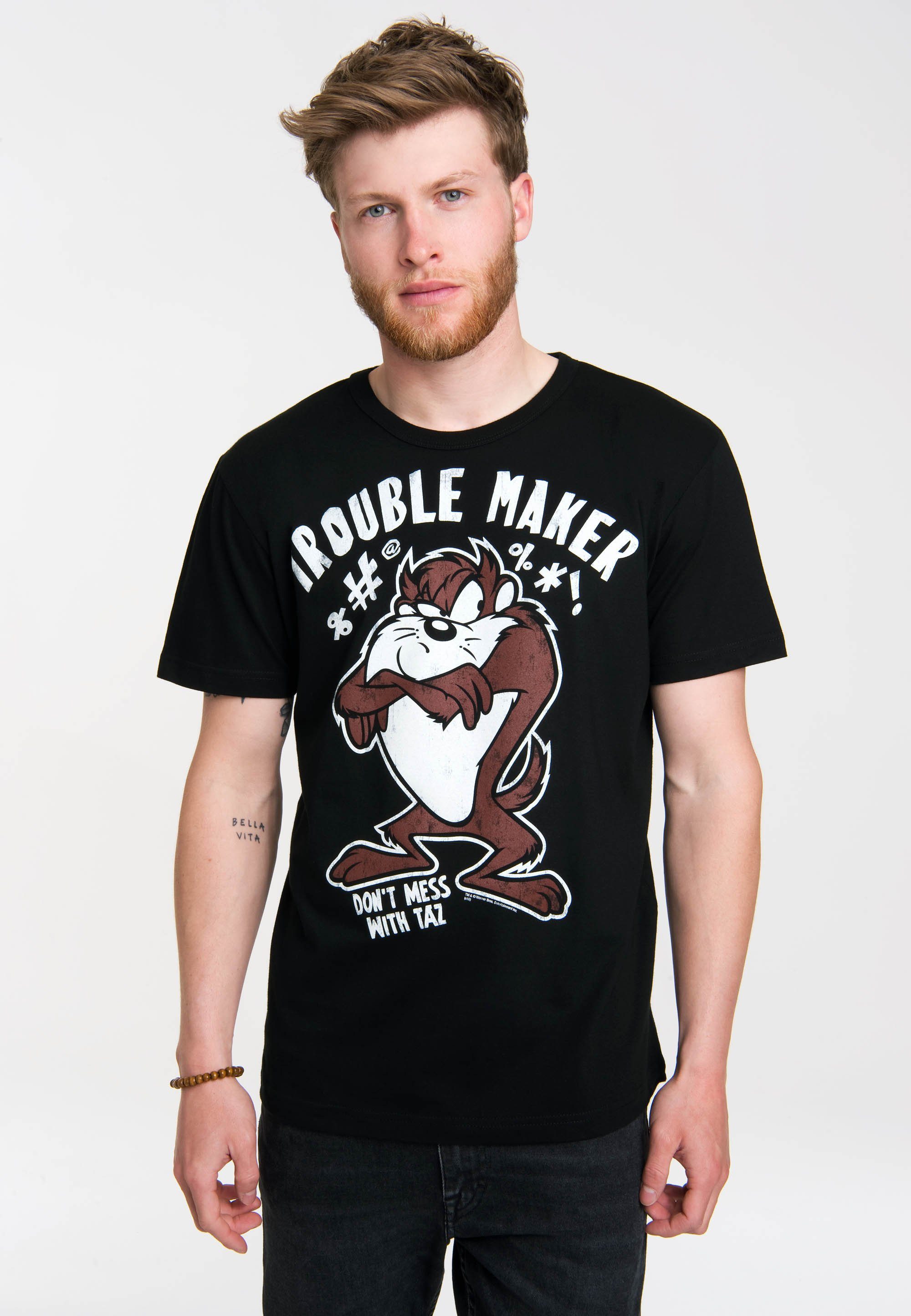 LOGOSHIRT T-Shirt Tasmanischer Teufel - Looney
