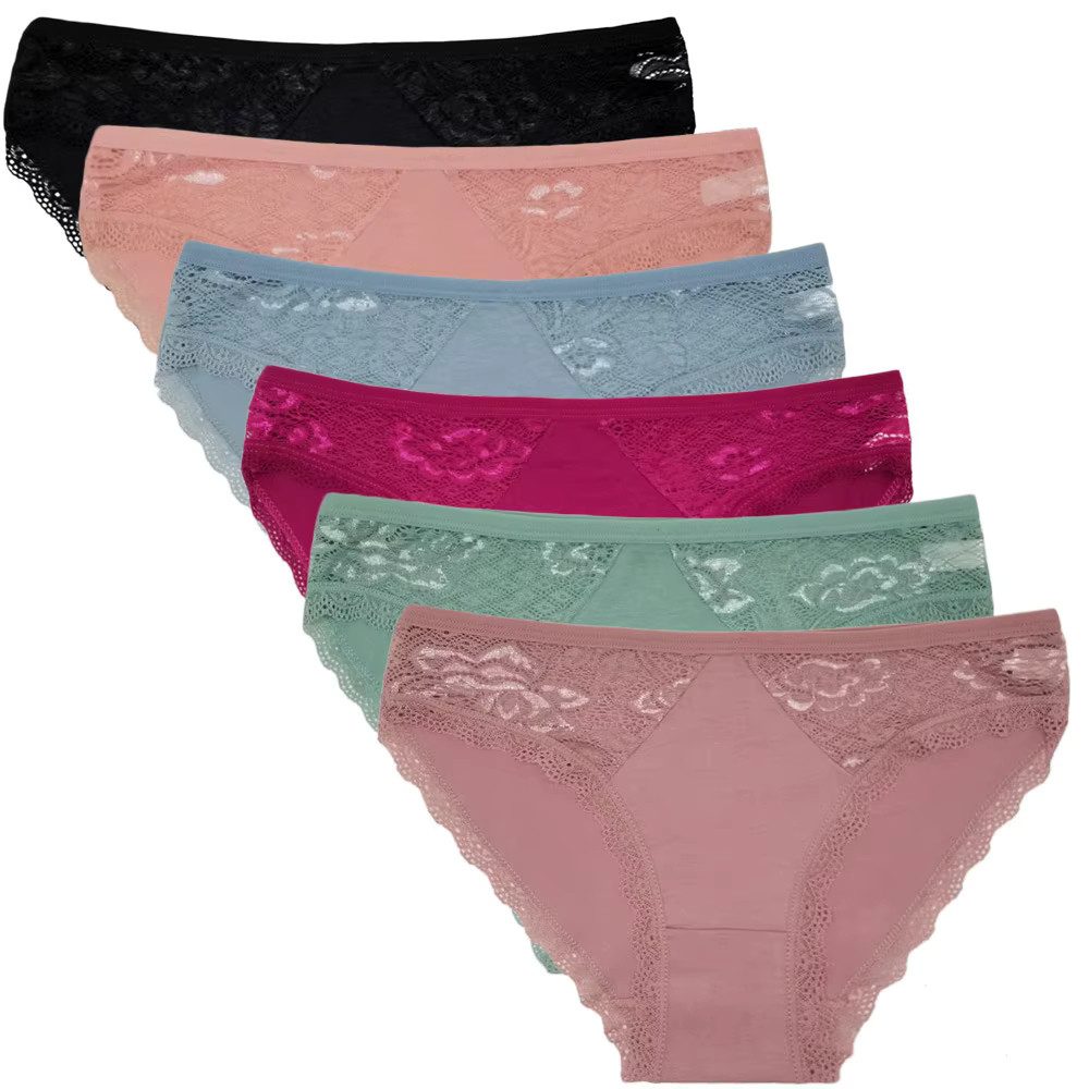 HO-Ersoka Slip Damen Slips Spitze Baumwolle