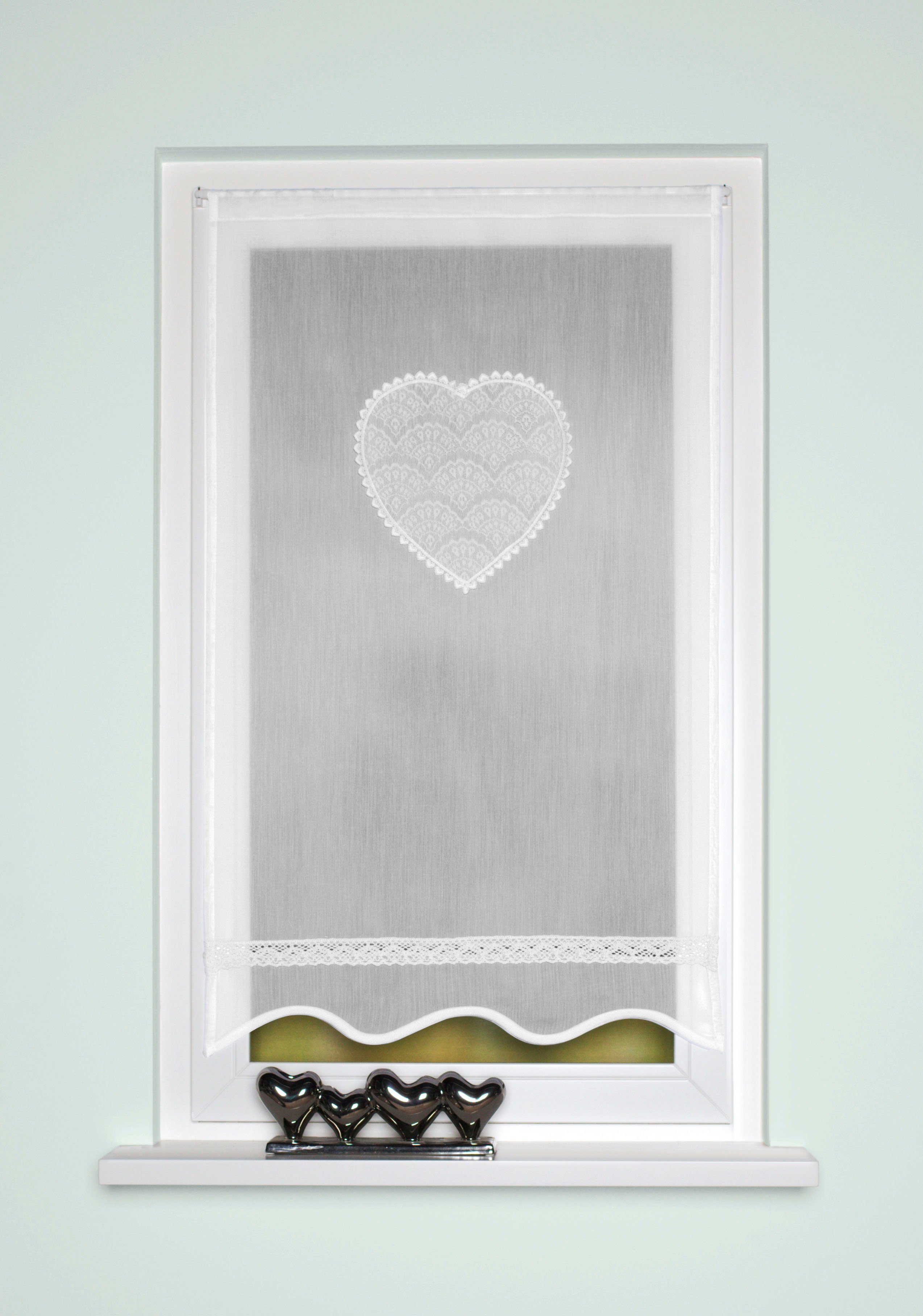 HOME WOHNIDEEN Türvorhang CORAZON, Stangendurchzug (1