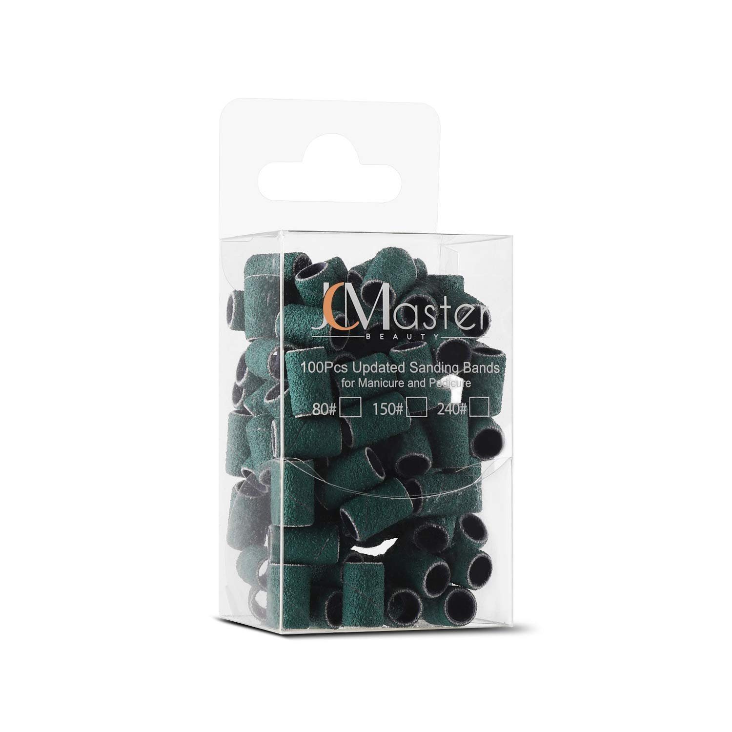 JCMaster Maniküre-Pediküre-Set, 100x Nagelfräser Schleifhülsen 240