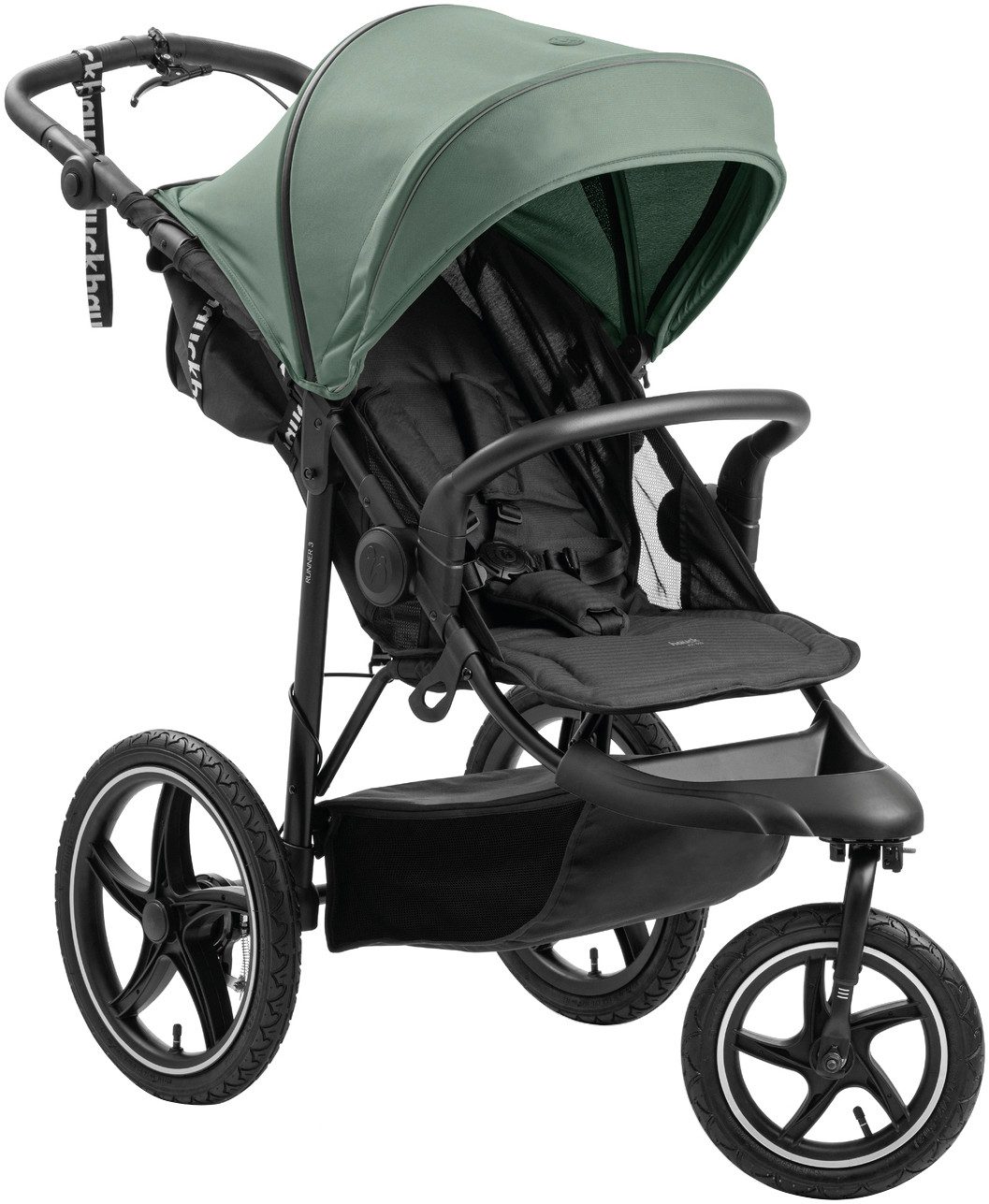 Hauck Dreirad-Kinderwagen Runner 3, Jungle Green,