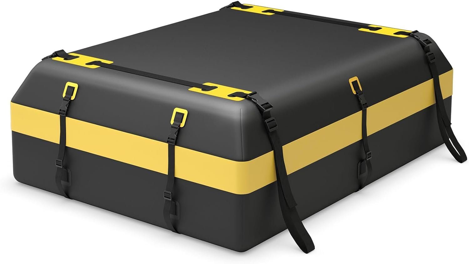 KOMFOTTEU Dachbox 600L Auto, faltbare Dachtasche
