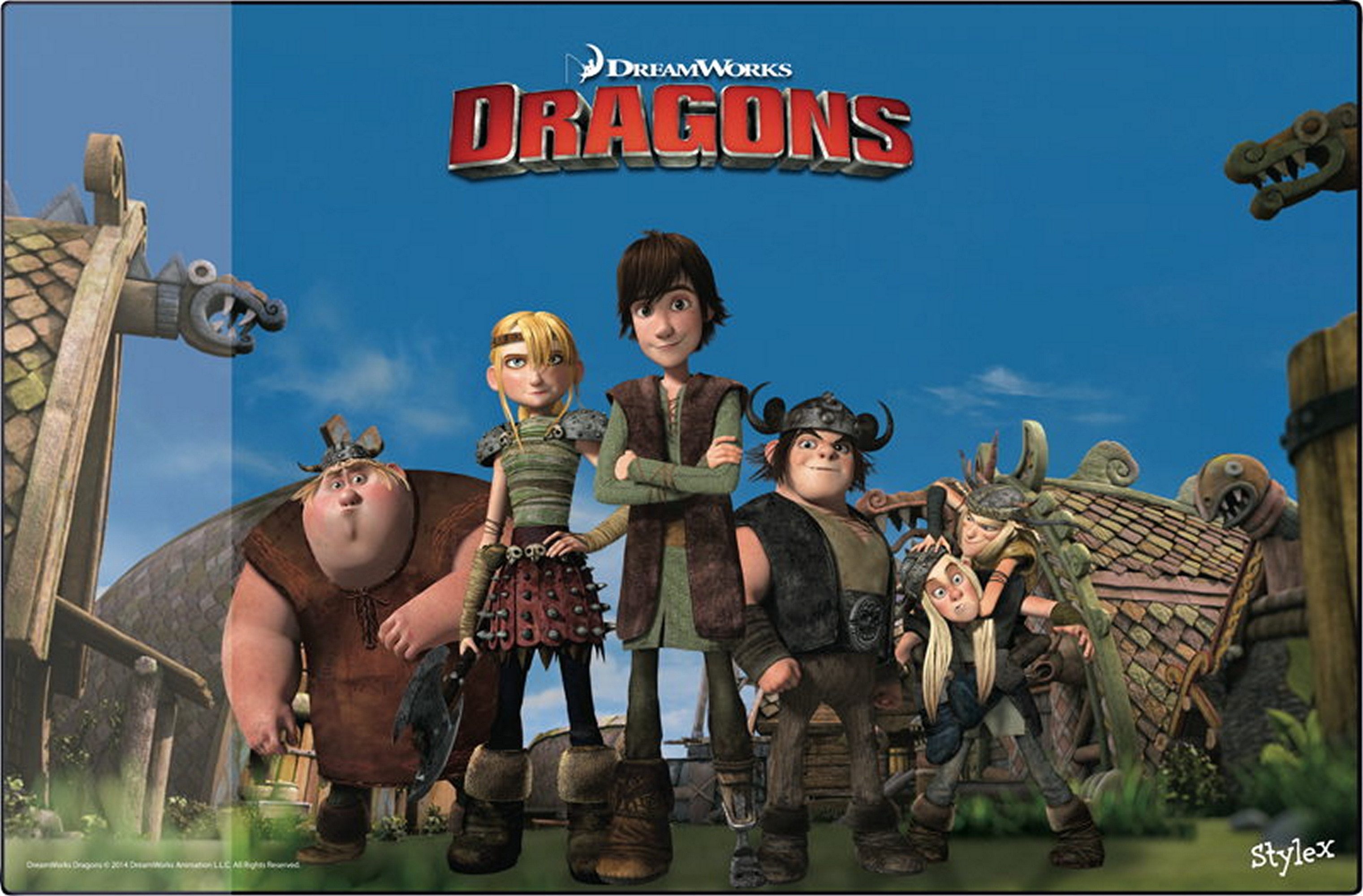 Stylex Schreibwaren Schreibtischunterlage Dragons Schreibtischunterlage /