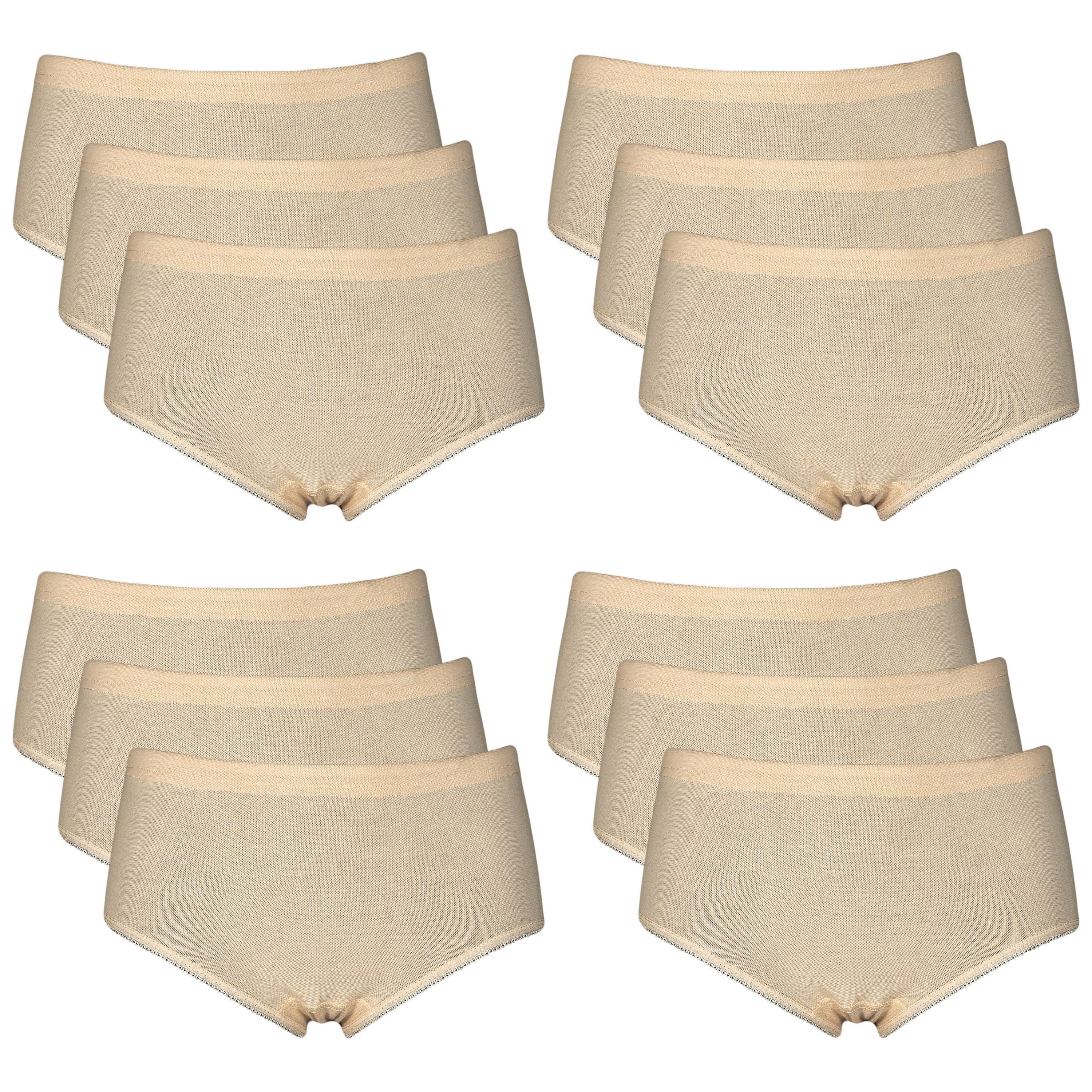 TEXEMP Hüftslip 6er Set Damen Slips