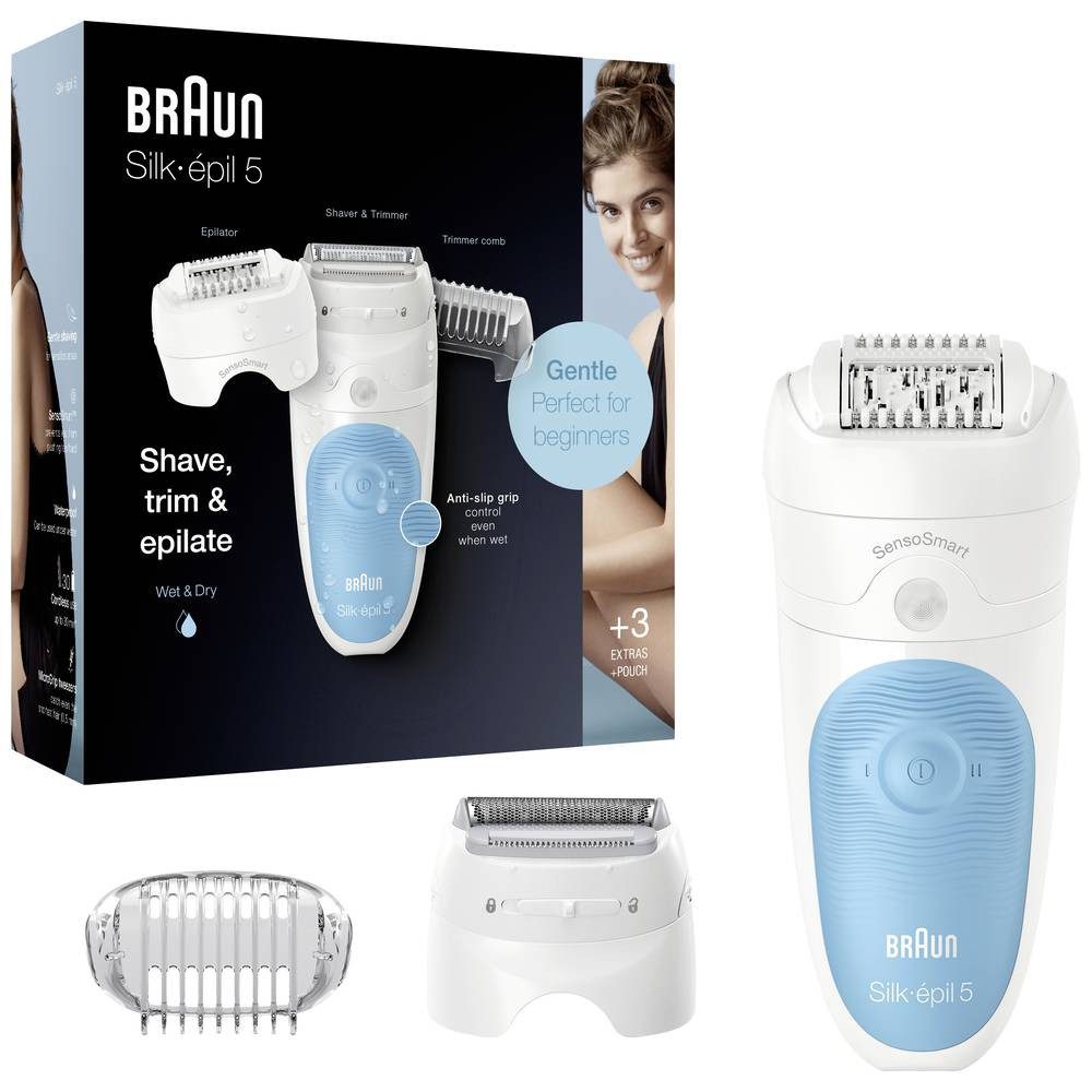 Braun Epilierer Epilierer, inkl. Präzisionstrimmer