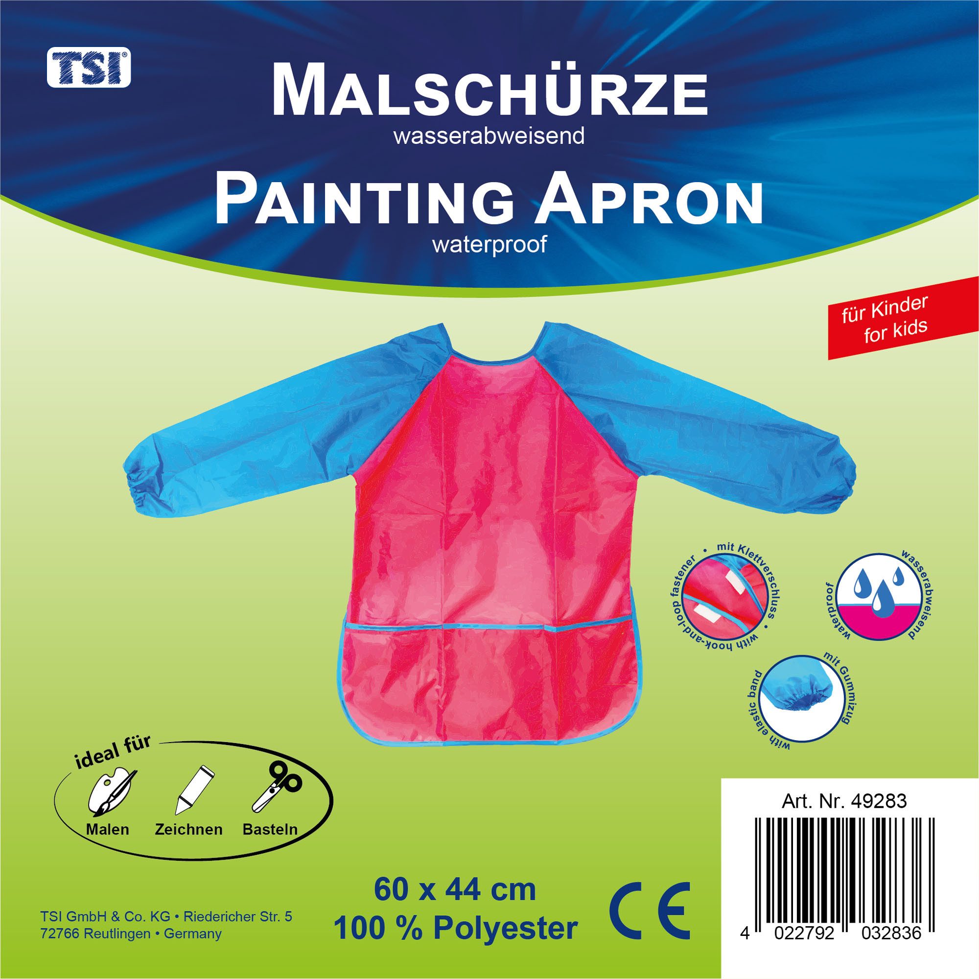 TSI Schreibwaren Malschürze Malschürze für Kinder