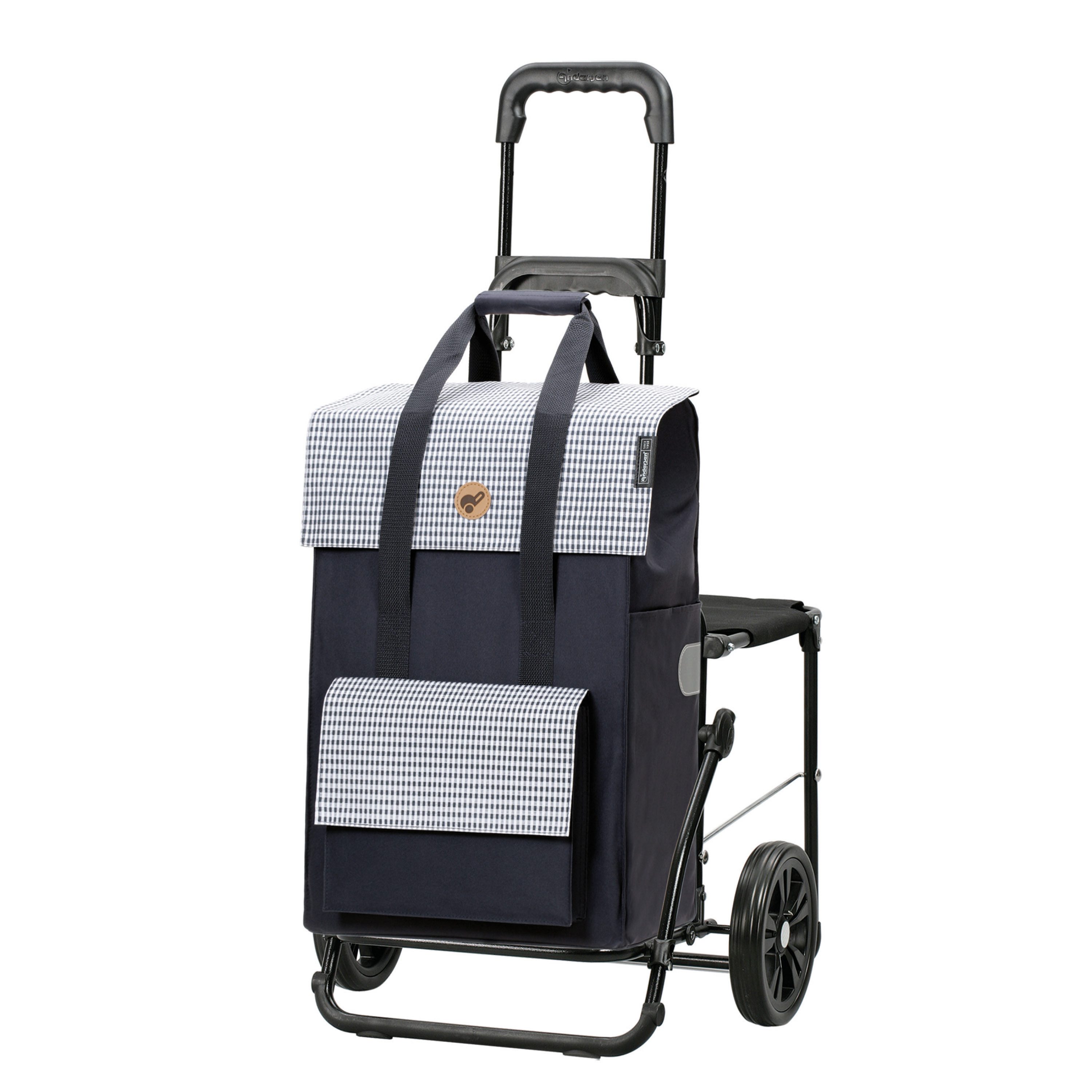 Andersen Einkaufstrolley Komfort Shopper Milla blau,
