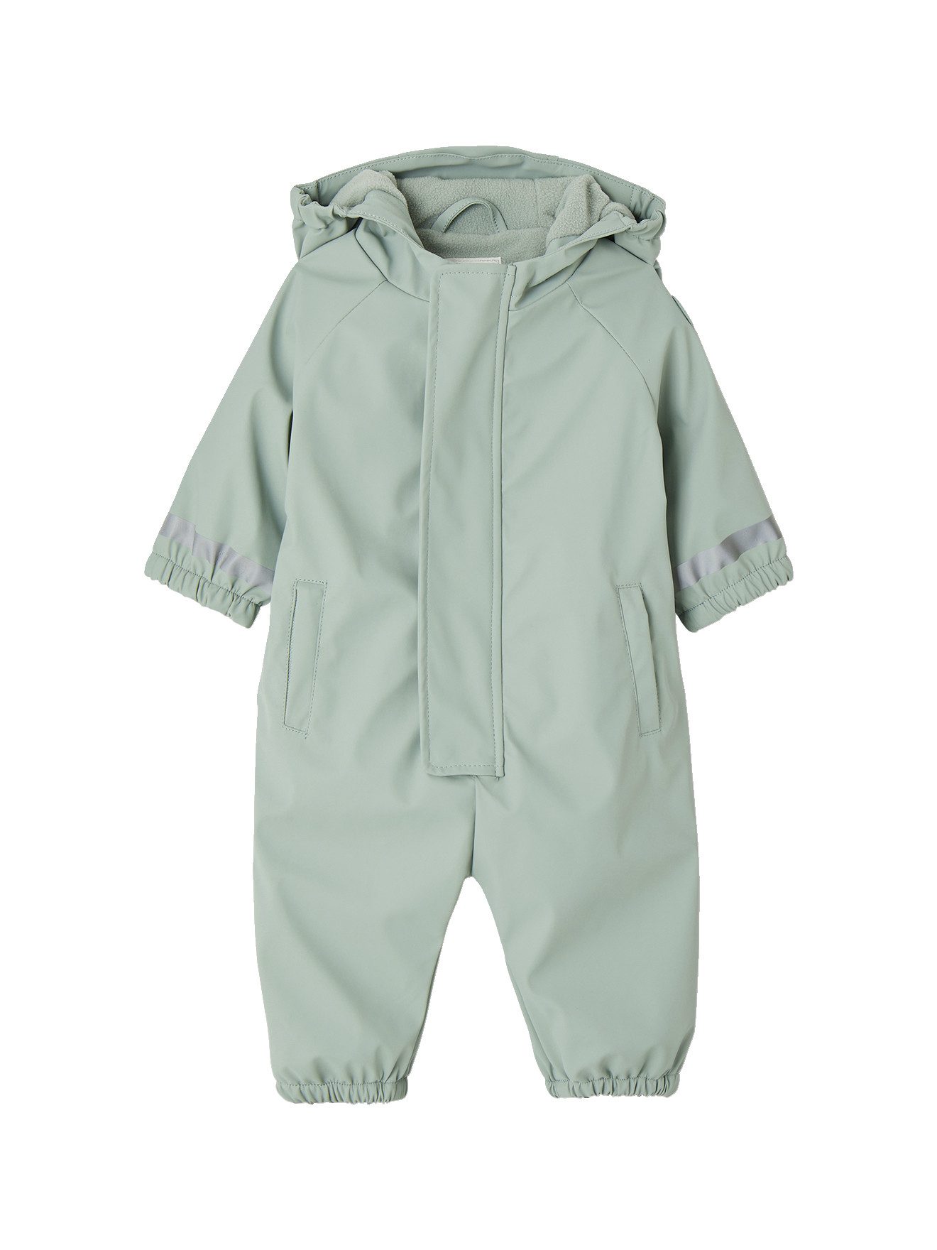 vertbaudet Overall Baby Regen-Overall mit Fleecefutter