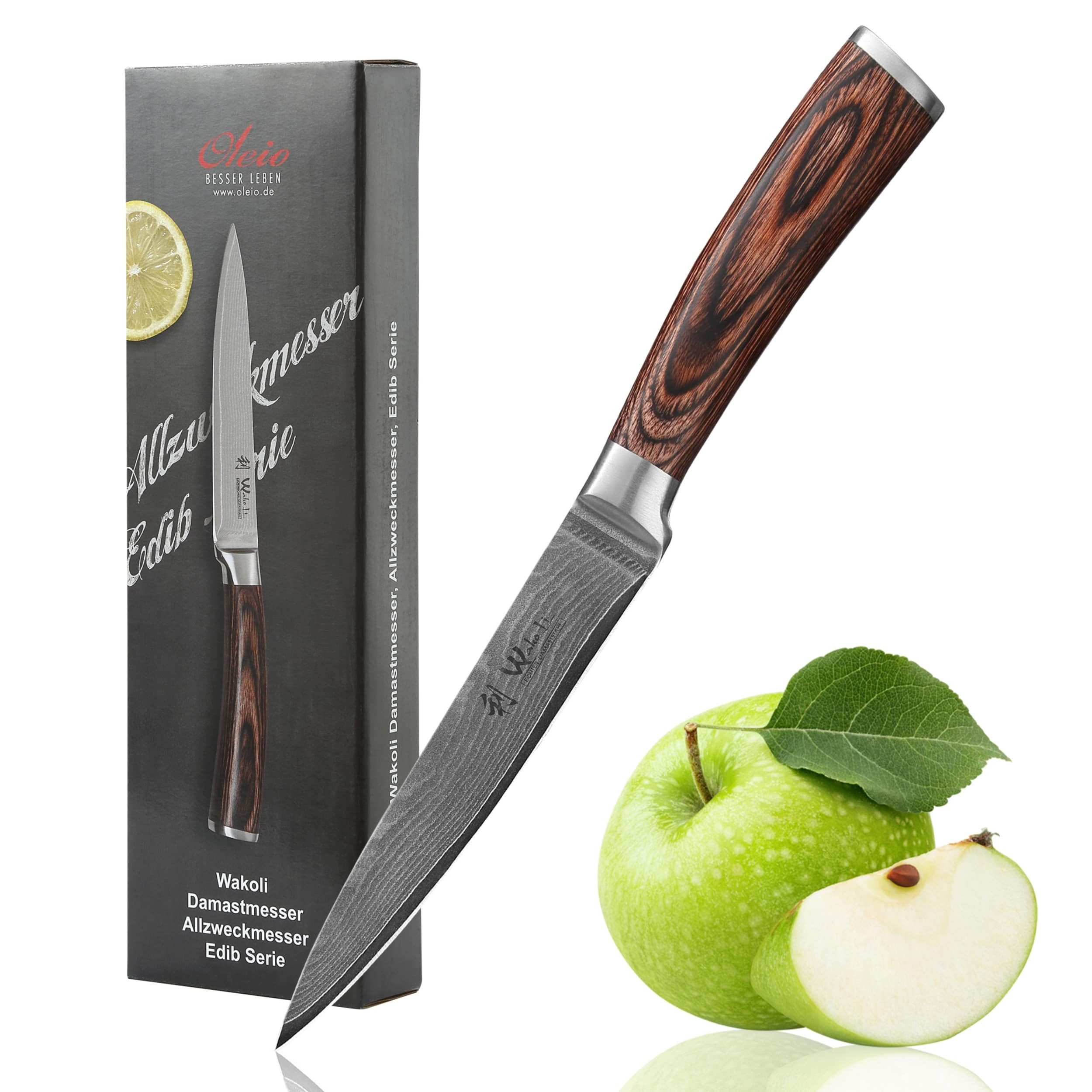 Wakoli Spickmesser EDIB Damast Allzweckmesser I