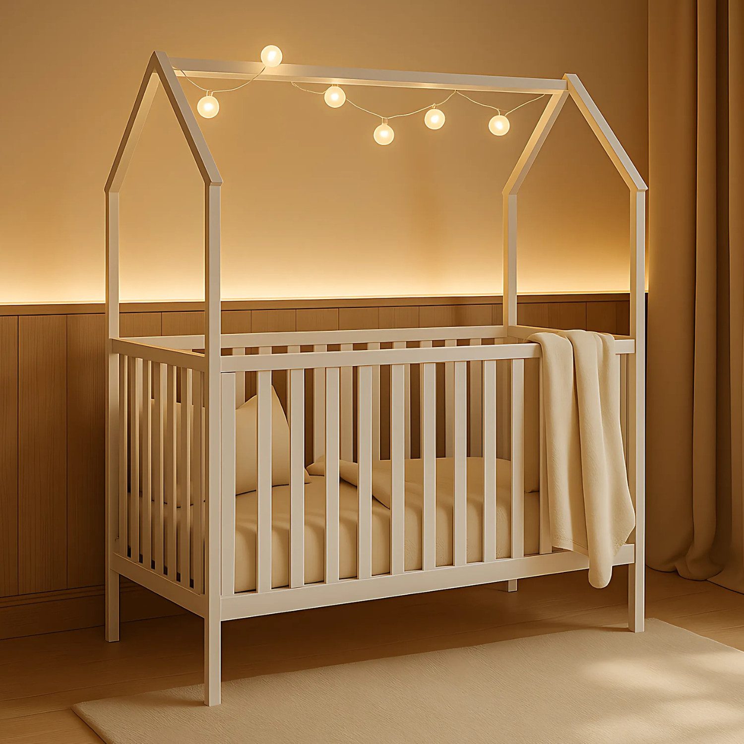 Alavya Home® Babybett ELLA 60x120 cm