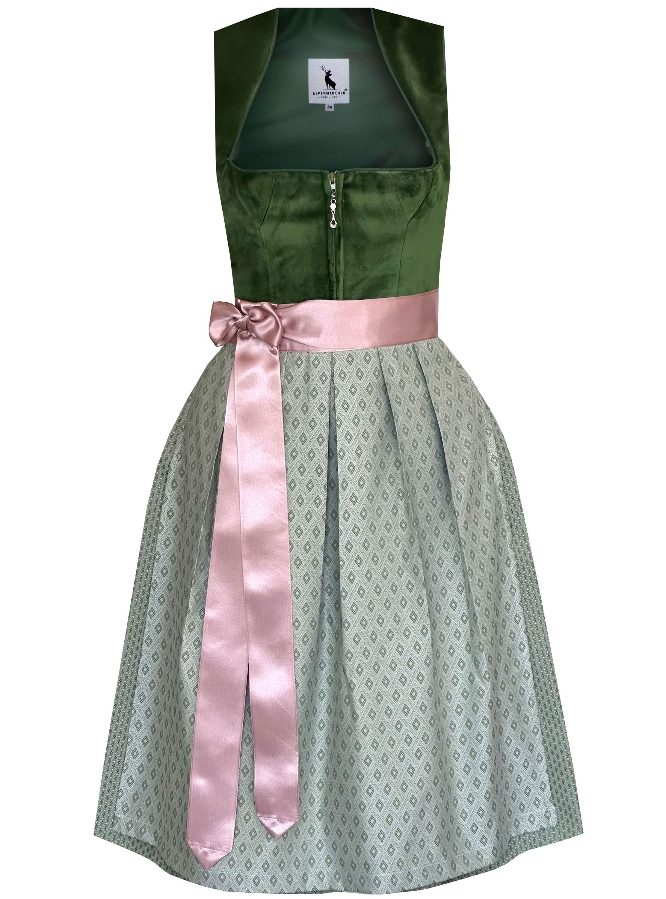Alpenmärchen Dirndl Dirndl Adriana in waldgrün