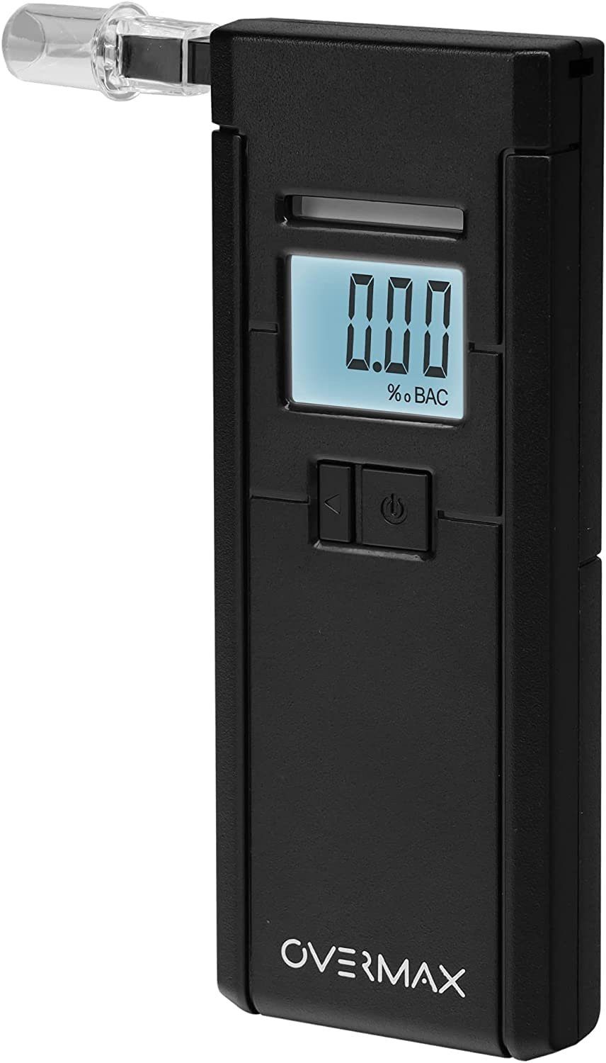 Overmax Alkohol-Teststreifen AD-05, Alkohol-Tester, Elektrochemischer Platin-SensorGenaue