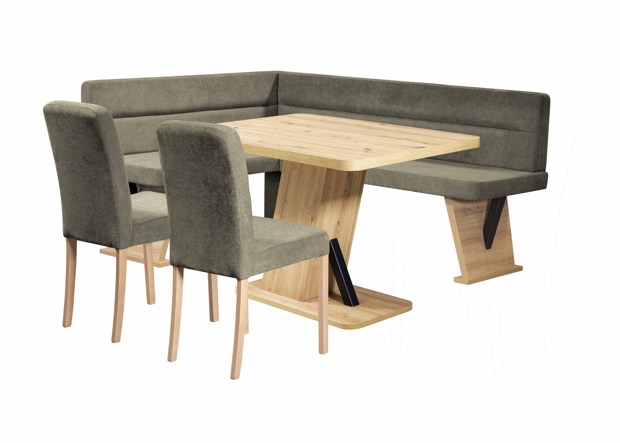 Home affaire Eckbankgruppe Laros Sitzgruppe, Eckbank,
