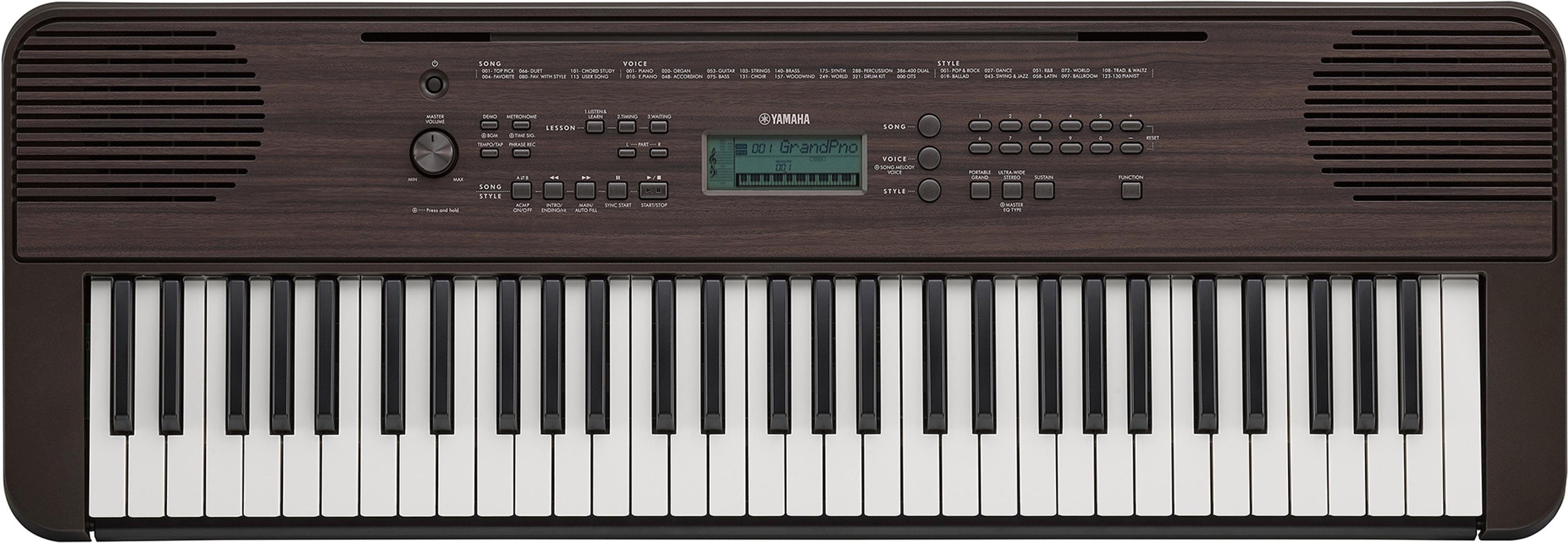 Yamaha Home-Keyboard PSR-E360DW, 3-stufige Lernübungen mit