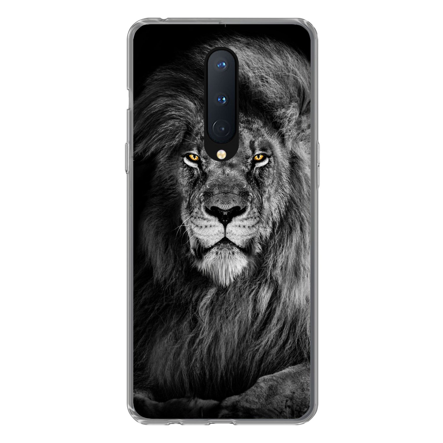 MuchoWow Handyhülle für OnePlus 8 Löwe