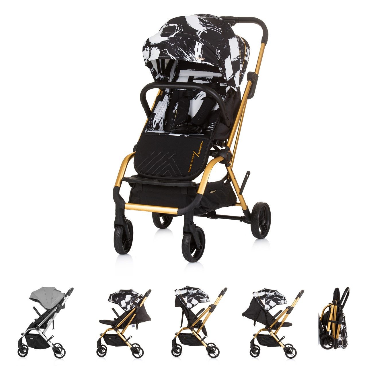Chipolino Kinder-Buggy Kinderwagen, Buggy Twister, 360