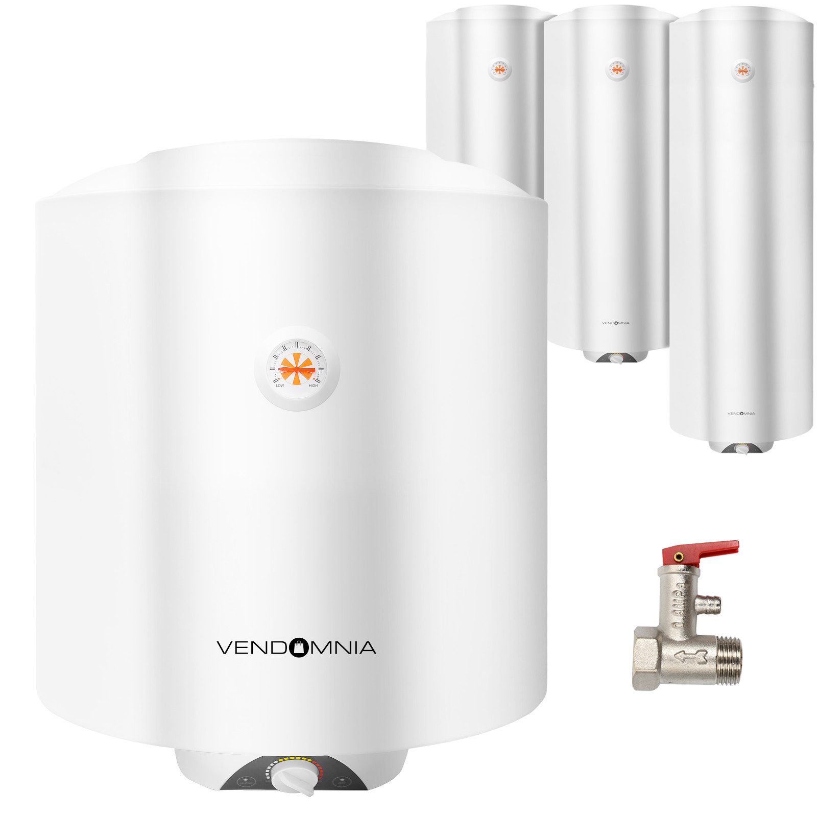 VENDOMNIA Wandspeicher Elektro Warmwasserspeicher 30, 50,