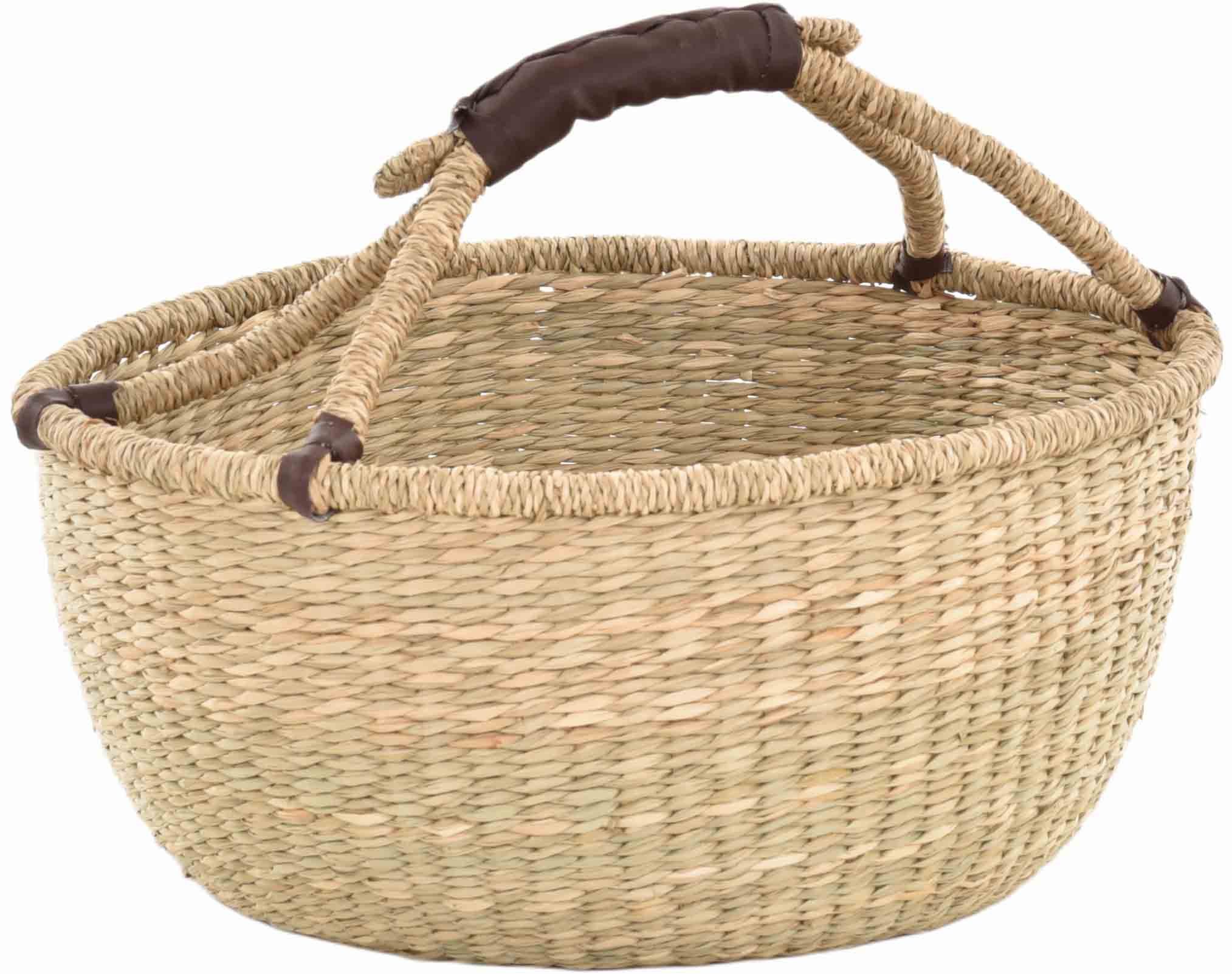 Krines Home Einkaufskorb Seegras Tasche Groß