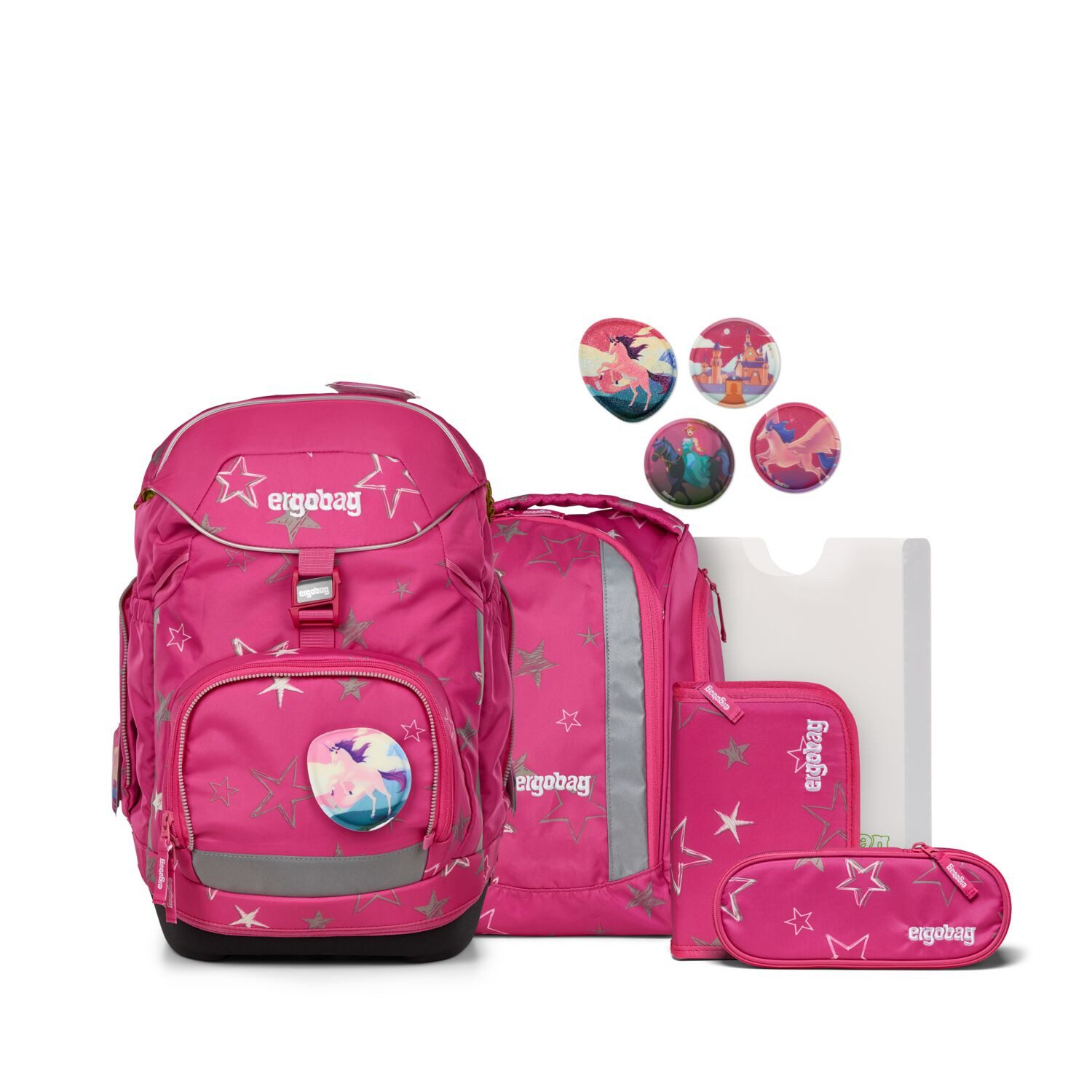 ergobag Schulranzen Schulranzen-Set PACK SternzauBär 6-teilig