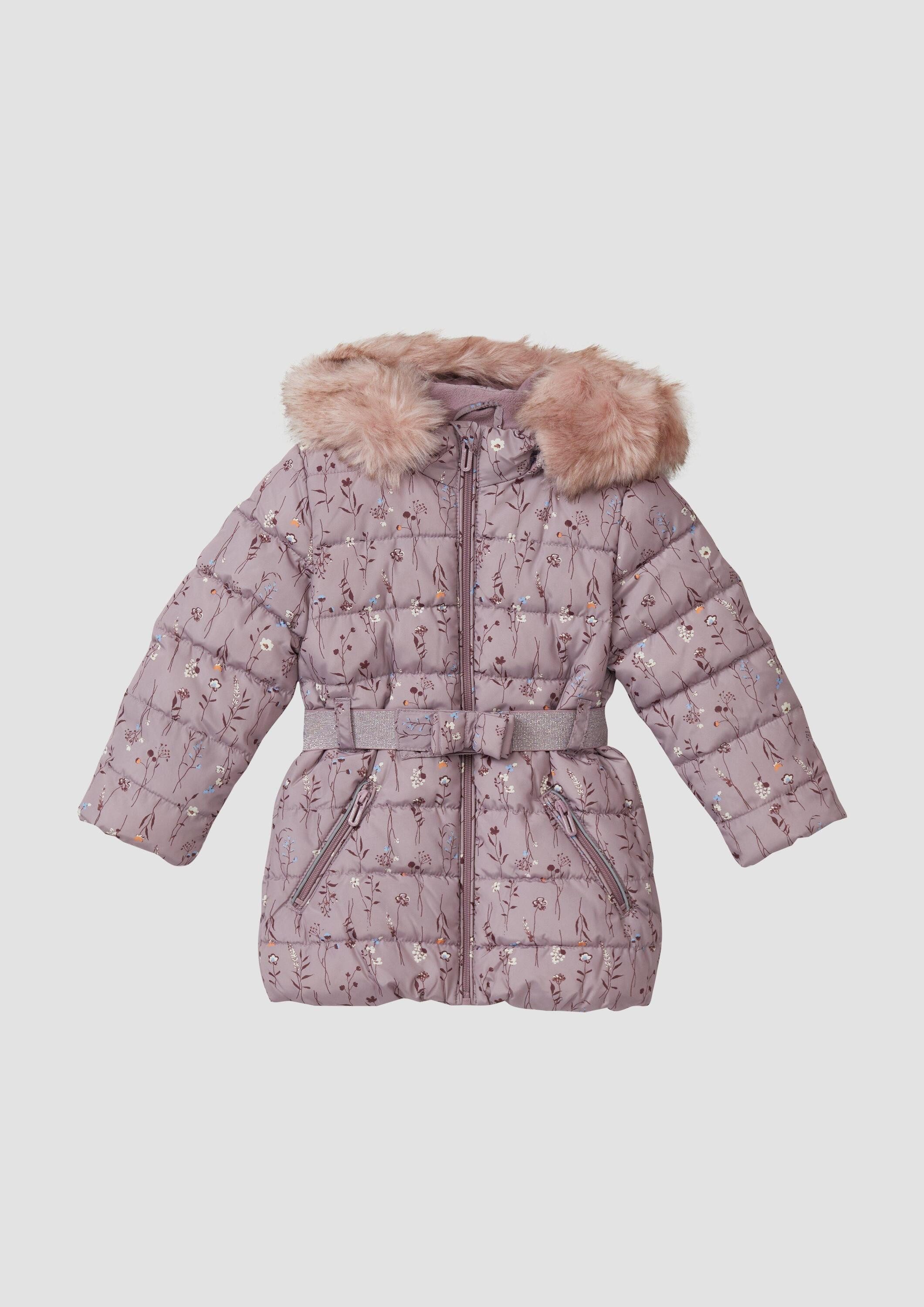 s.Oliver Wintermantel Outdoor-Mantel Wattierter Mantel mit