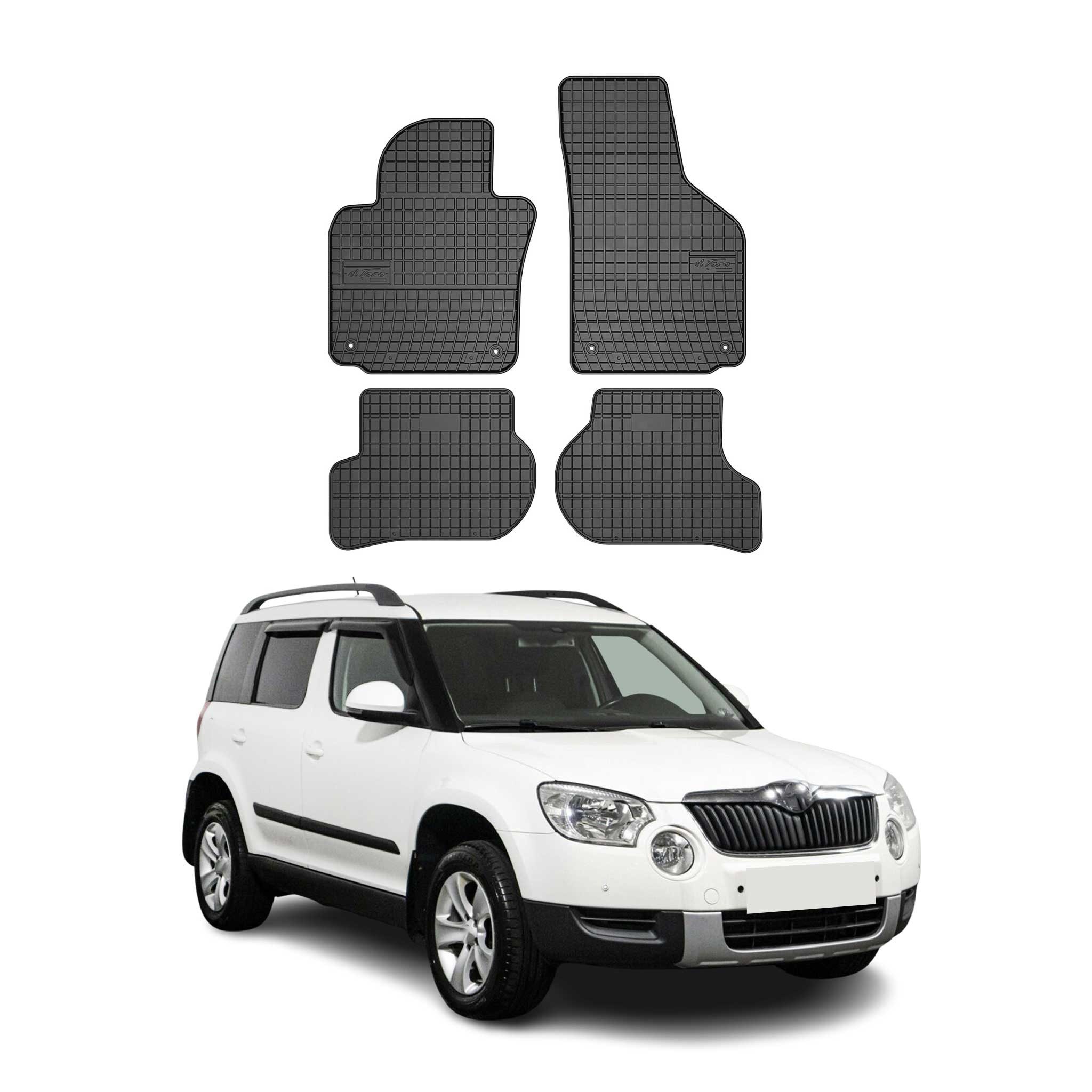 OMAC Auto-Fußmatten für Skoda Yeti 2009-2017