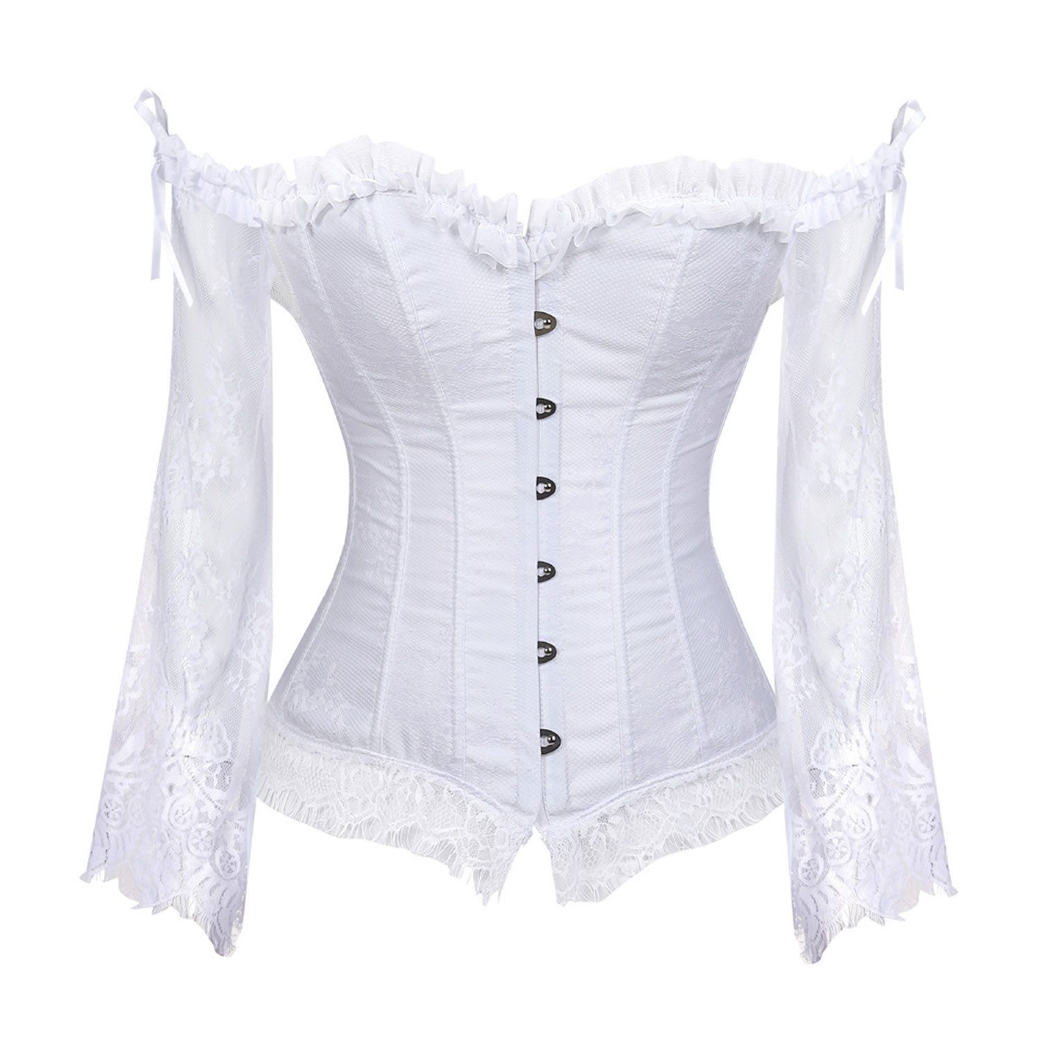 Refttenw Corsage Korsett-Oberteile für Damen mit