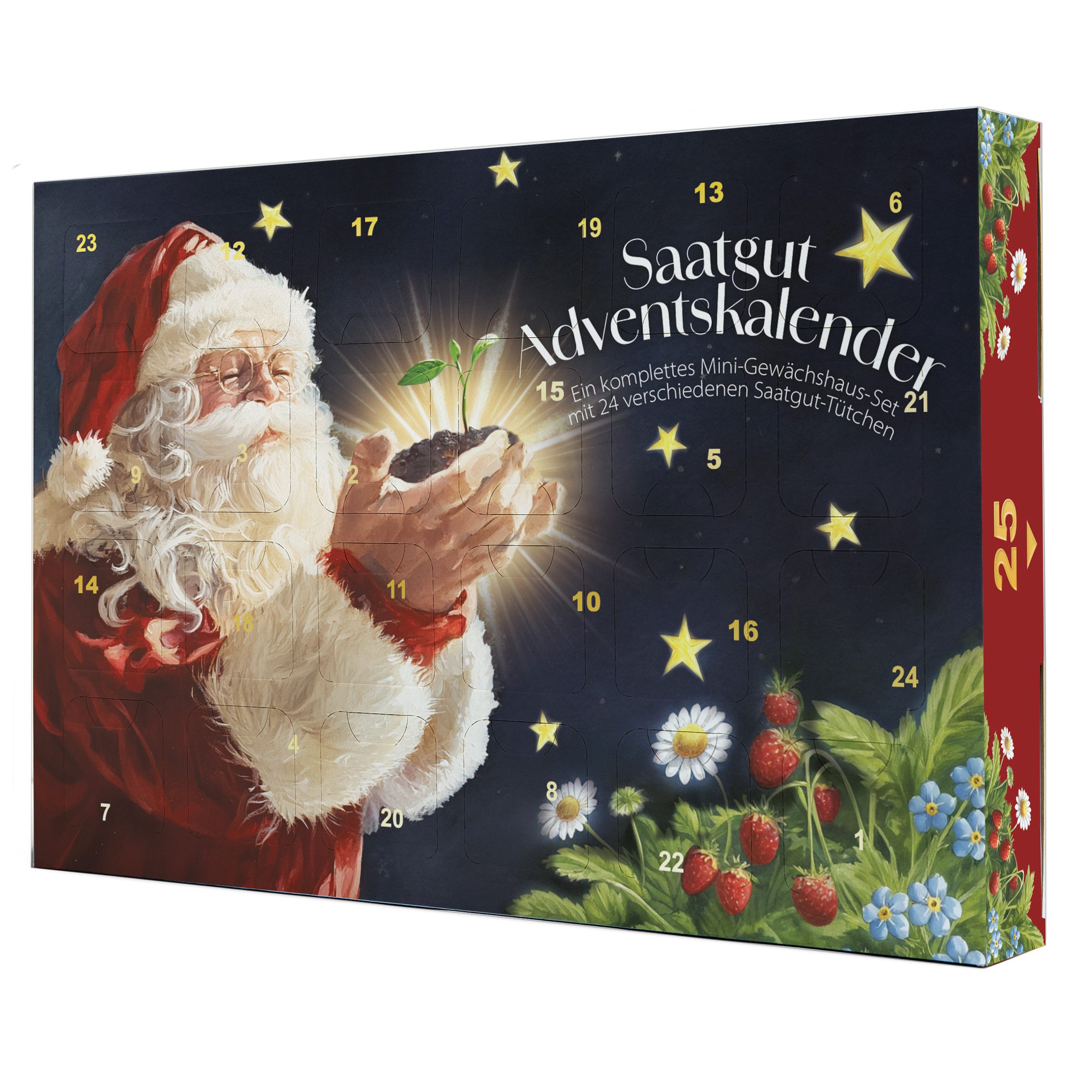 Annastore Adventskalender Adventskalender mit Saatgut Gemüse
