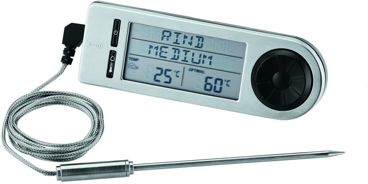 RÖSLE Grillerweiterung RÖSLE Bratenthermometer Kerntemperaturmesser BBQ