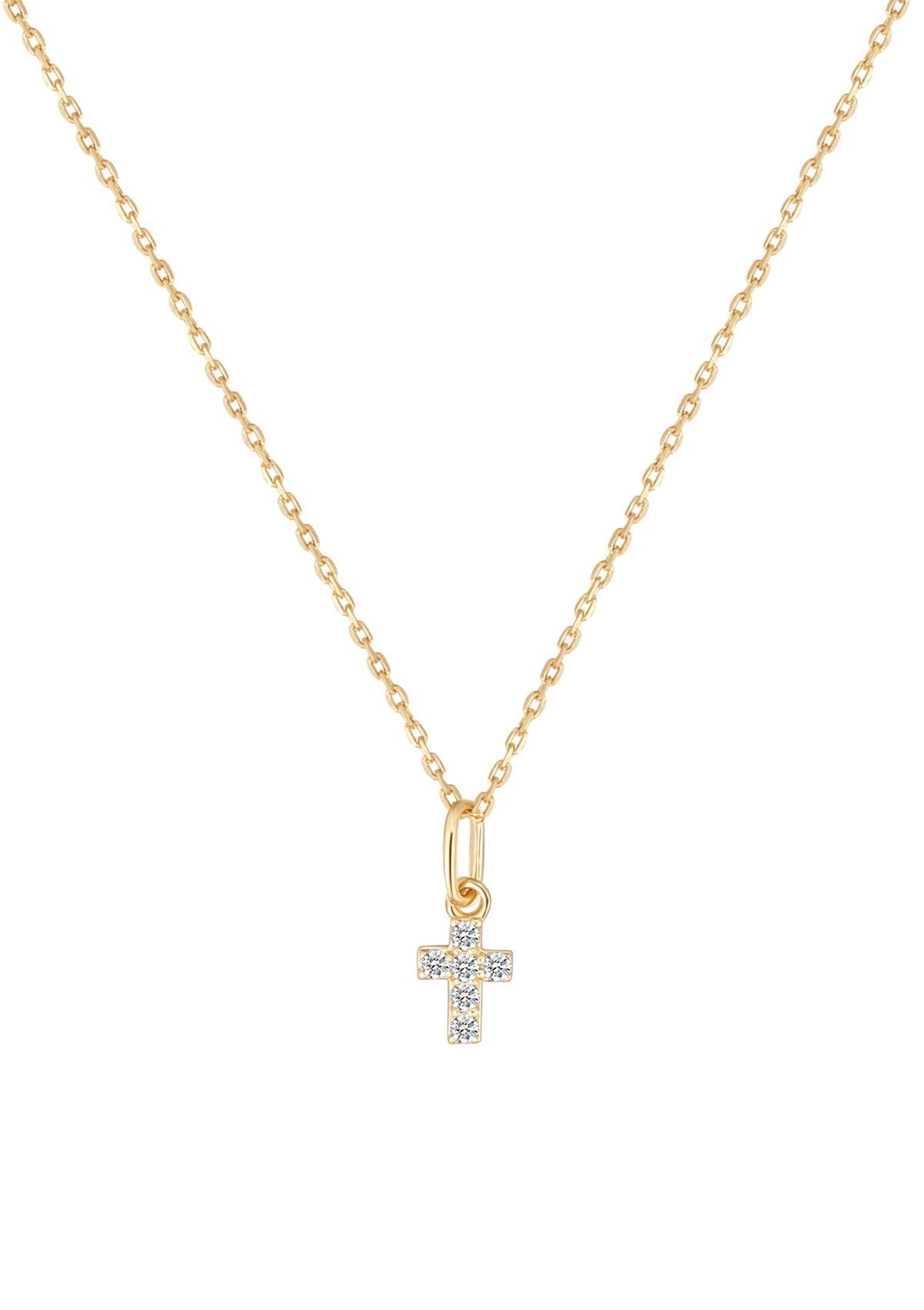 Dear Me Goldkette Damen Kreuz 585