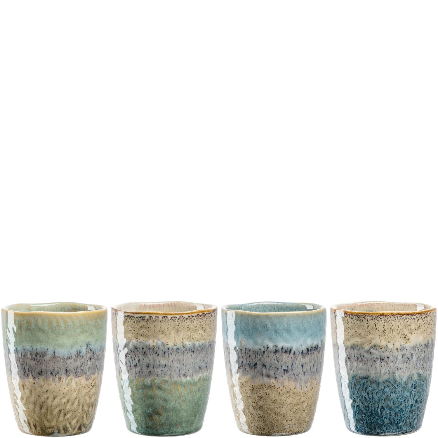 LEONARDO Becher Matera, Keramik, 4er Tassen-Set,