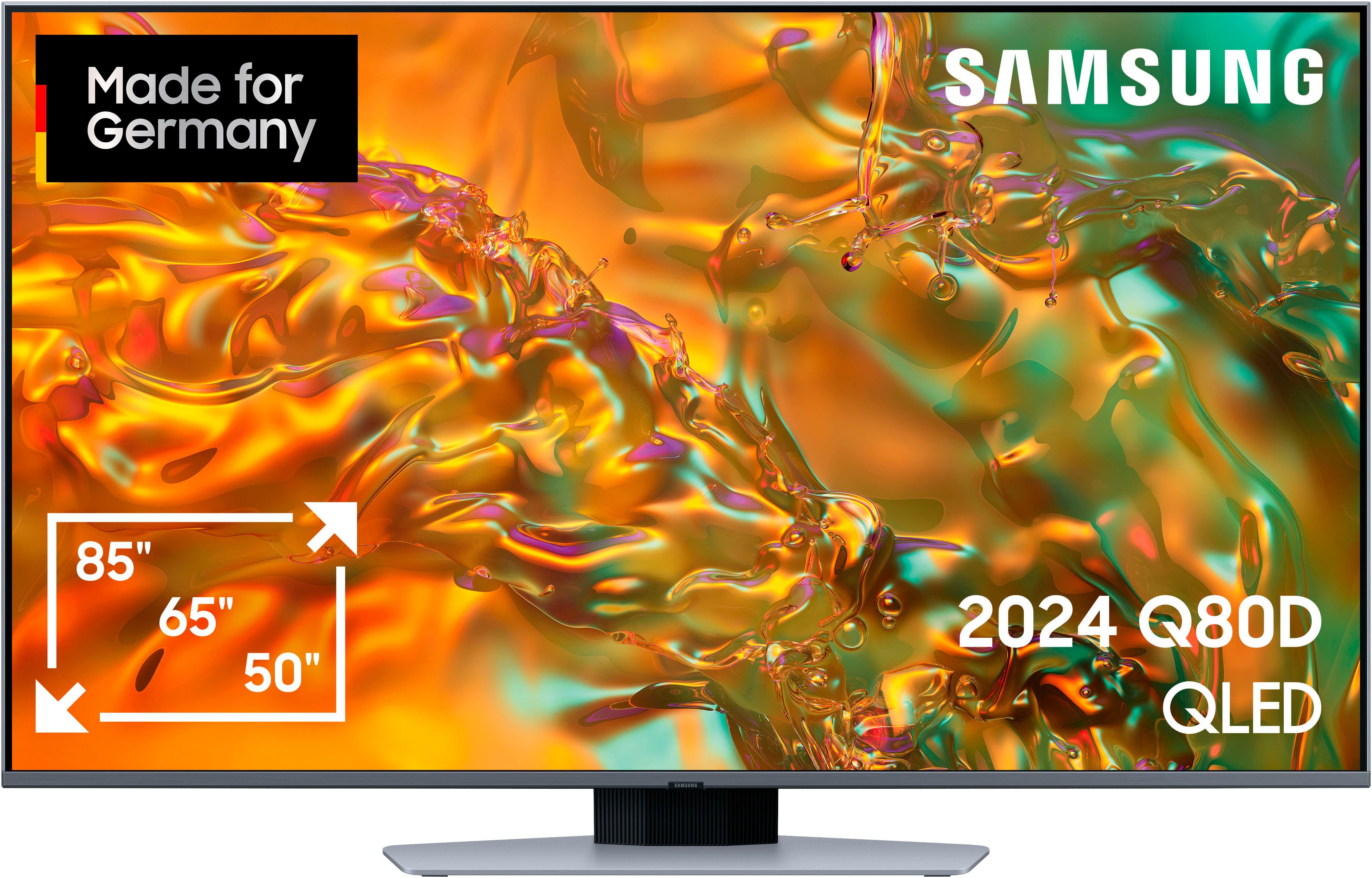 Samsung GQ50Q80DAT QLED-Fernseher (125 cm/50 Zoll,